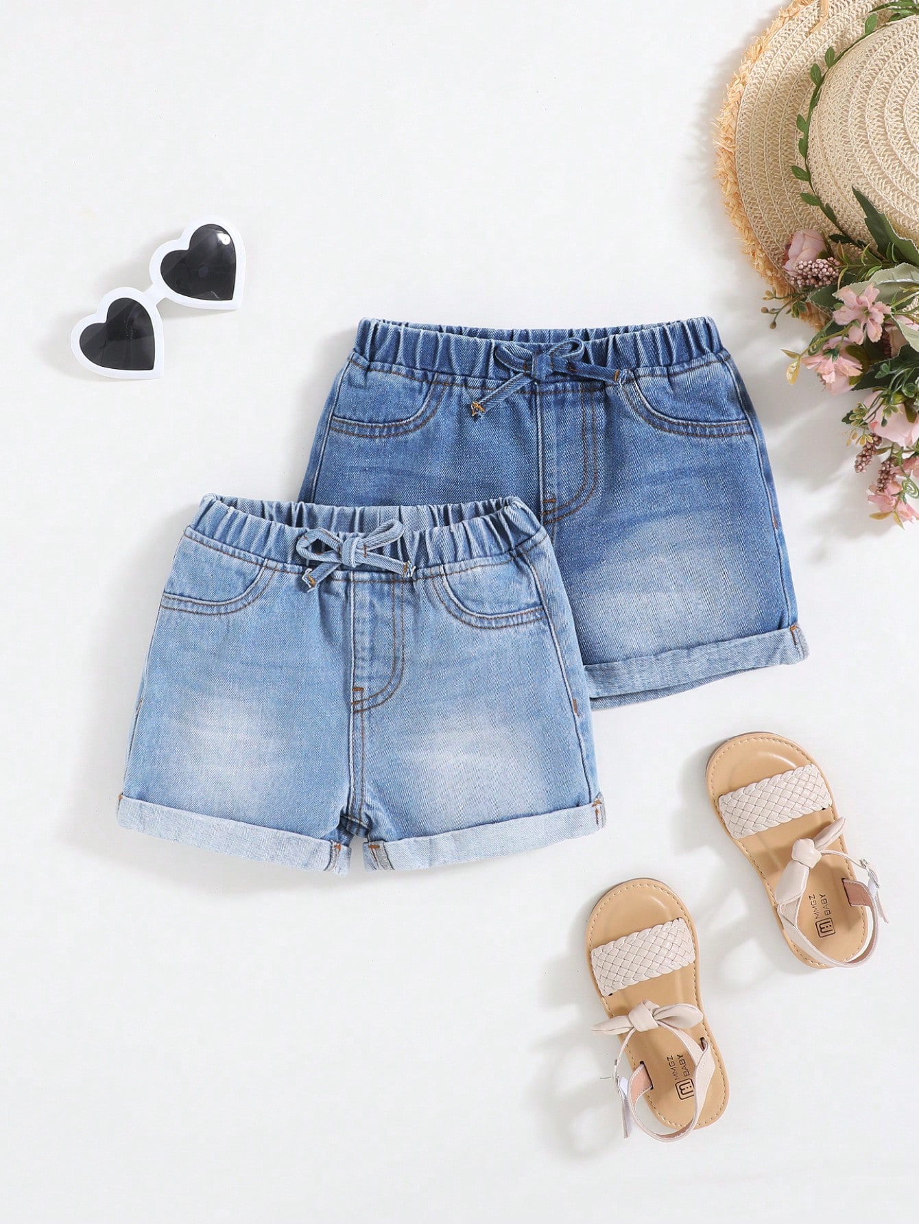 Young Girls Denim Shorts