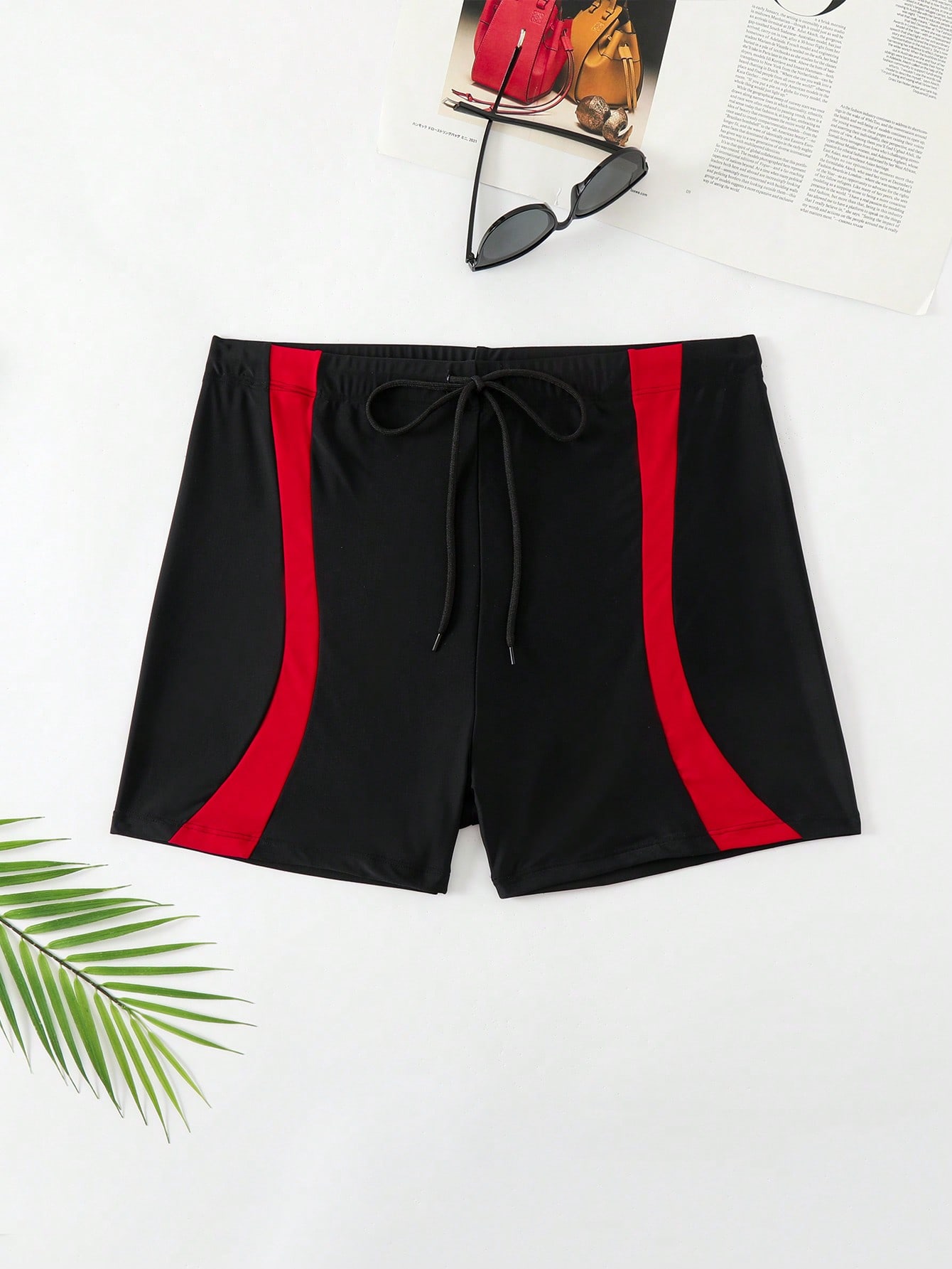 Men Plus Size Swim Shorts