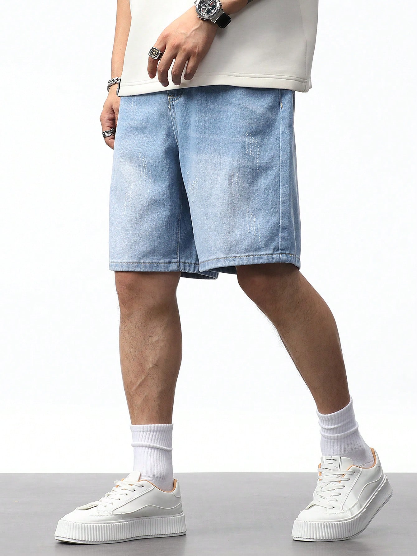 Men Denim Shorts