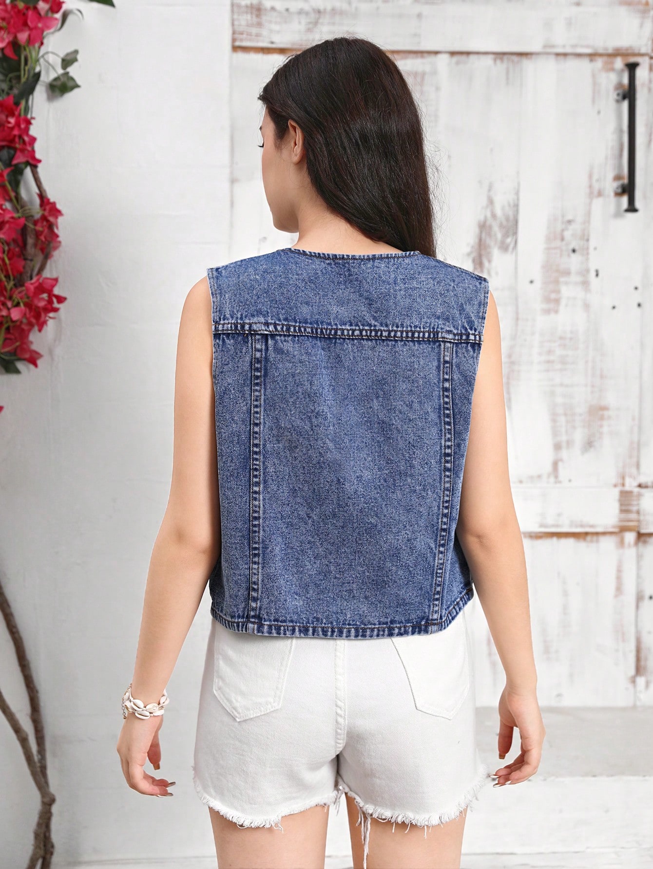 Teen Girls Denim Tops