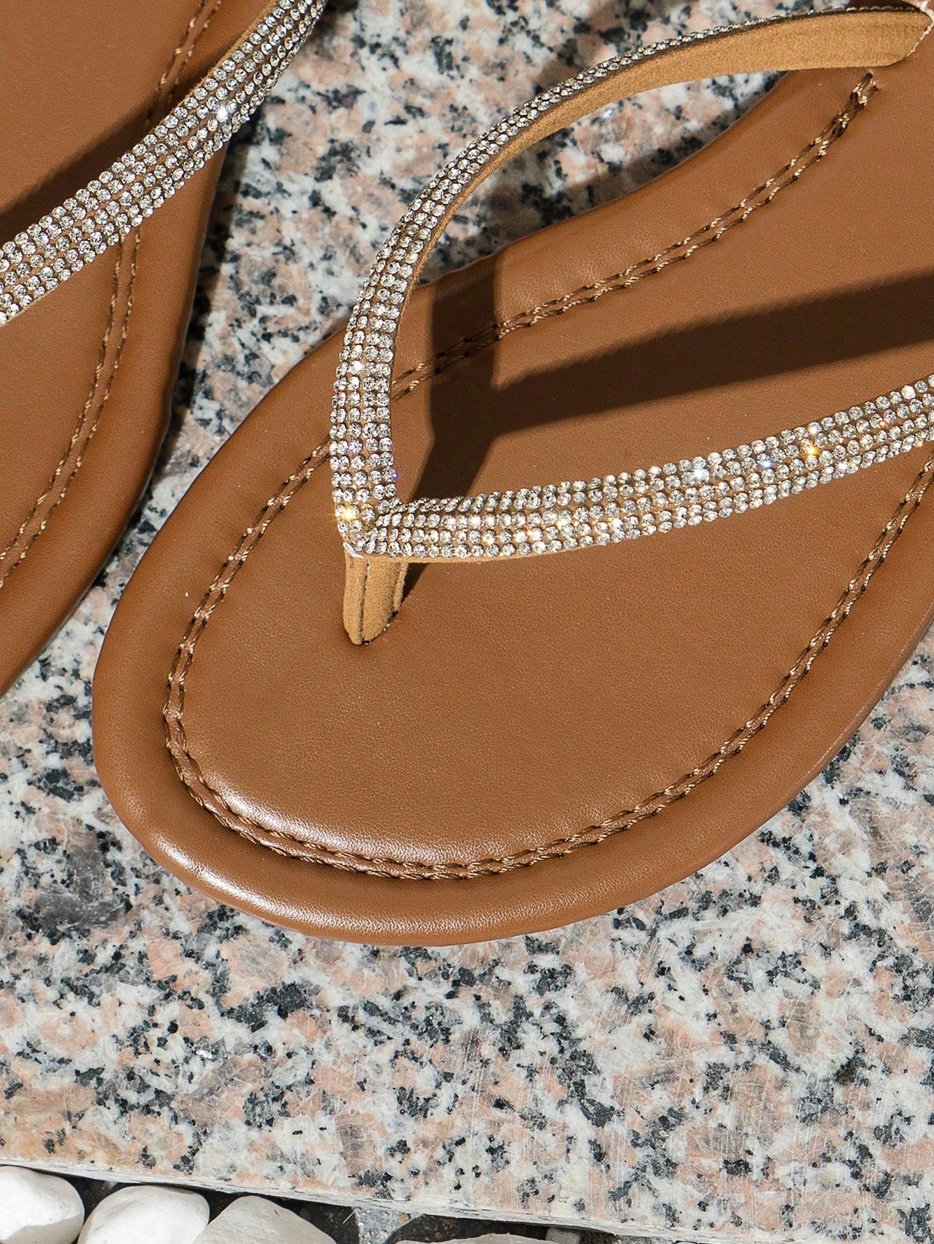 In Brown Women Flip-Flops