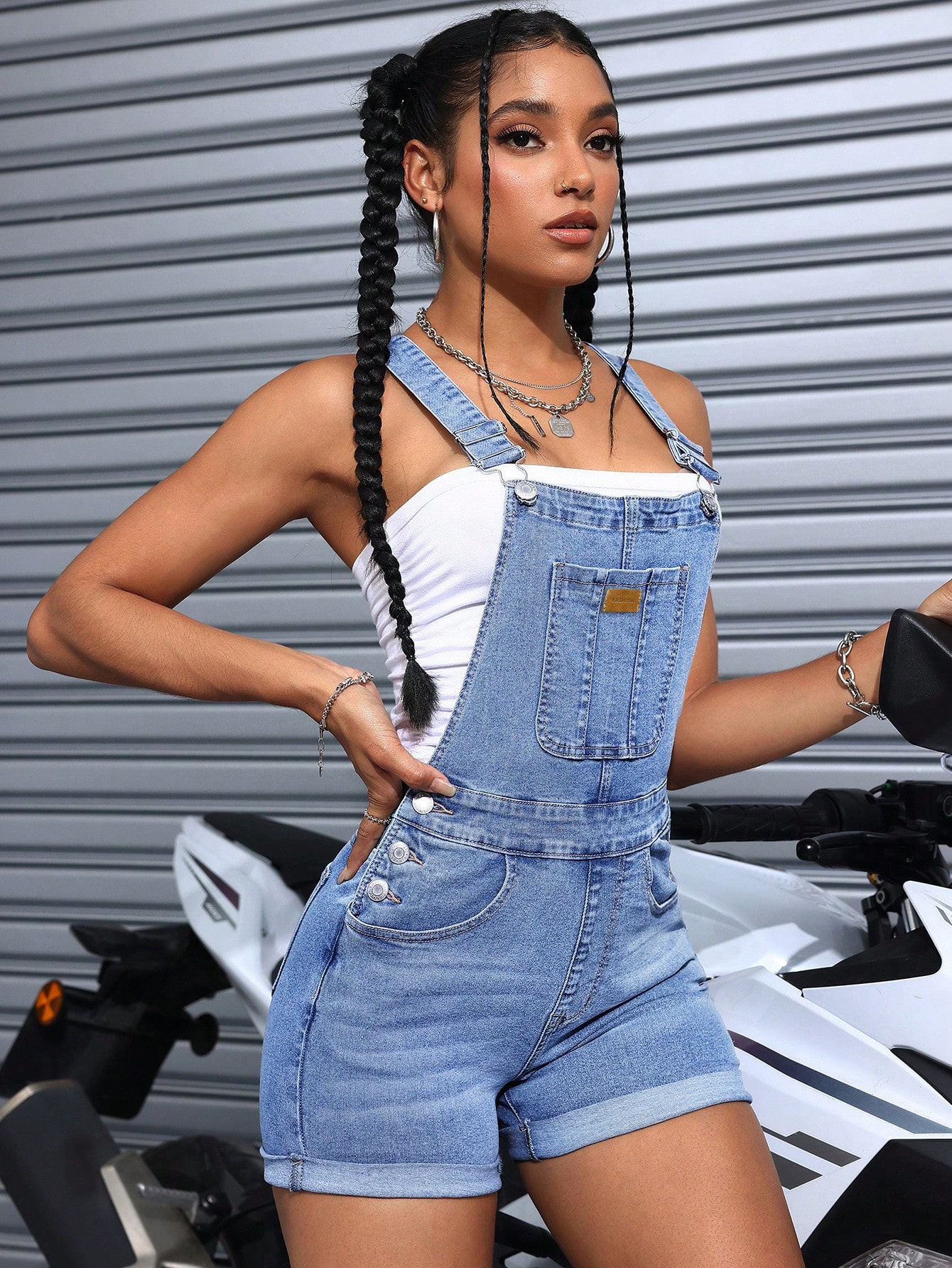 Women Denim Overalls & Jumpsuits