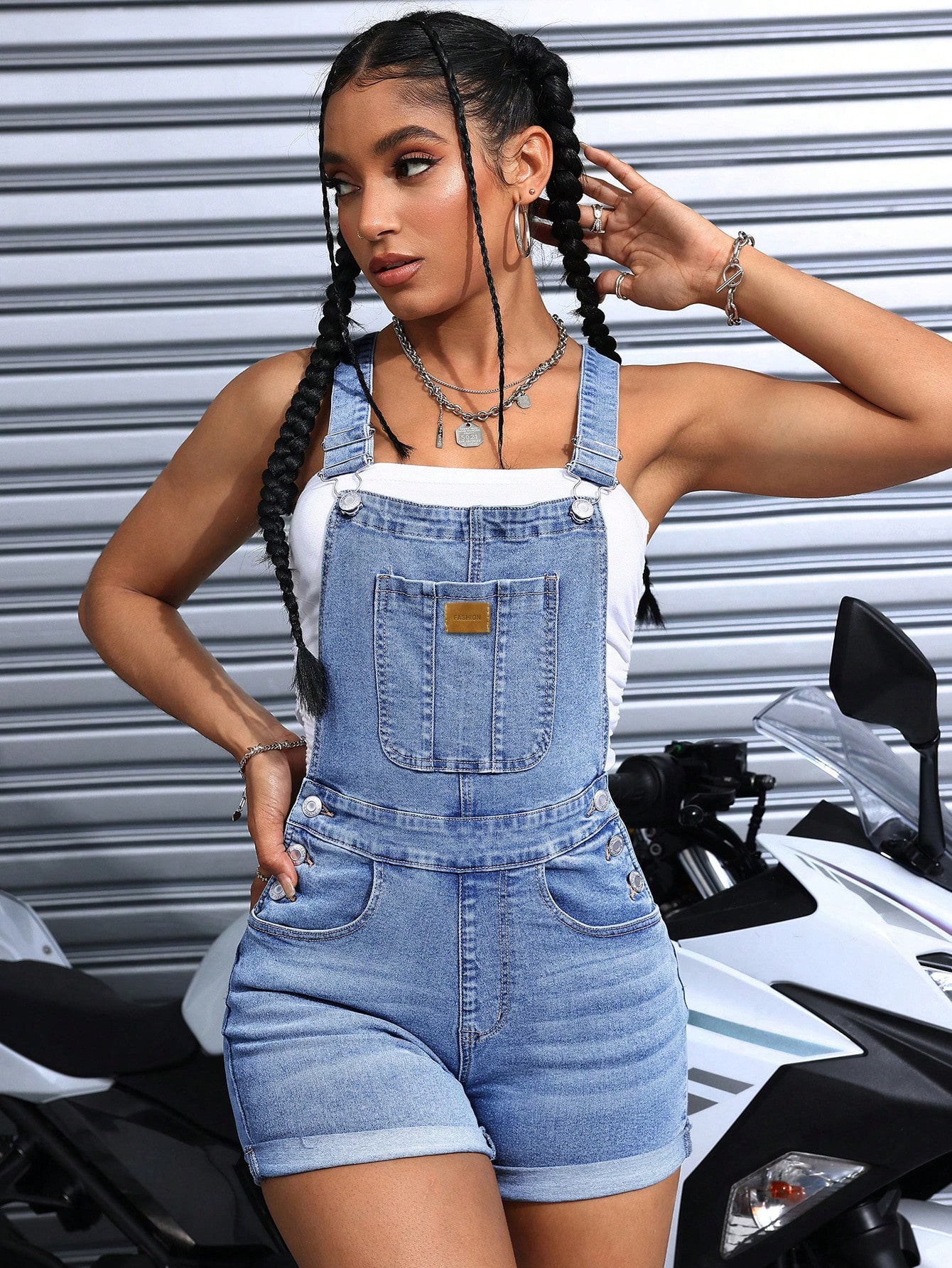 Women Denim Overalls & Jumpsuits