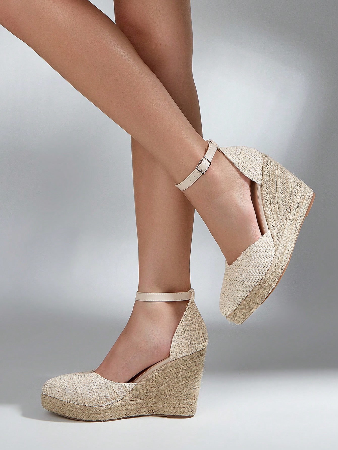 In Beige Women Wedges & Flatform