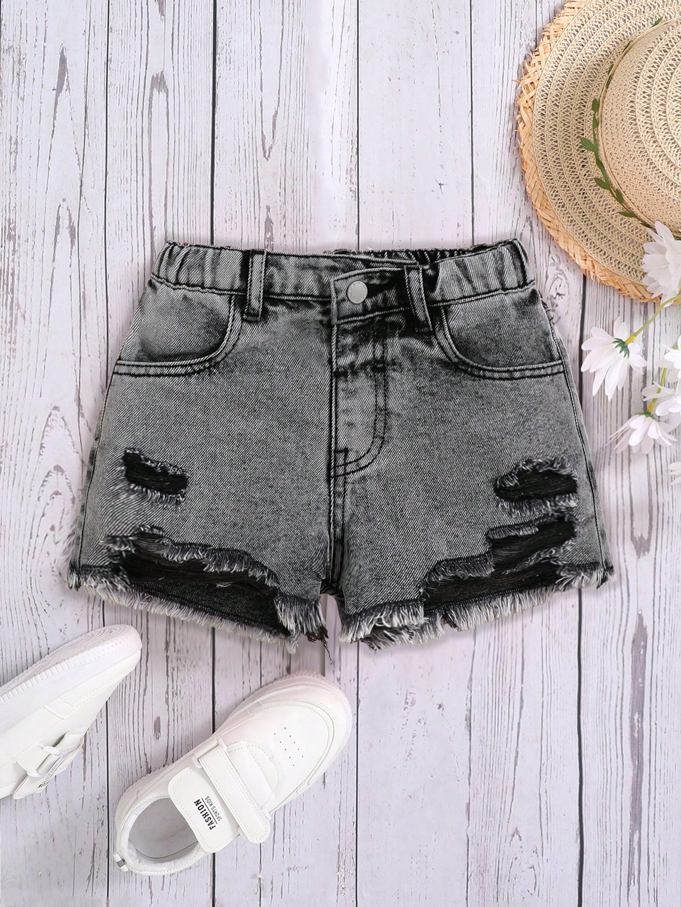 Young Girls Denim Shorts