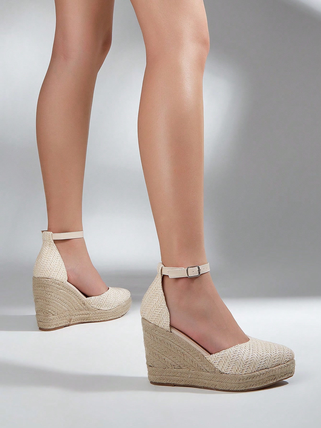 In Beige Women Wedges & Flatform