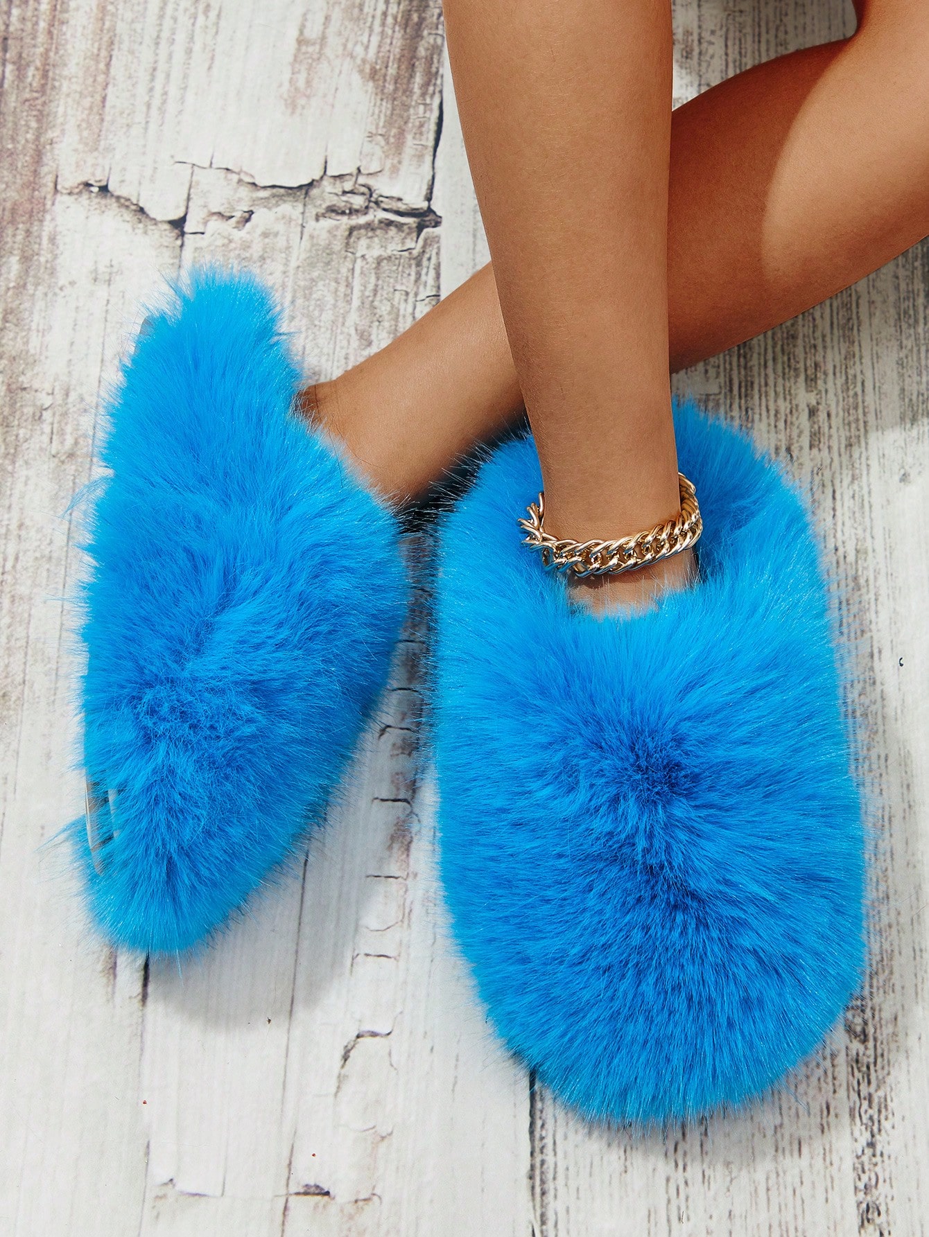 In Blue Women Slippers