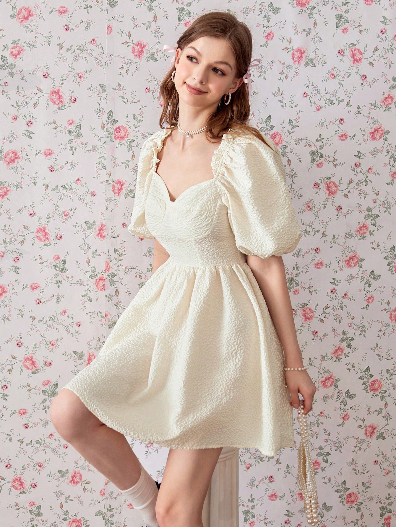 In Beige Women Dresses