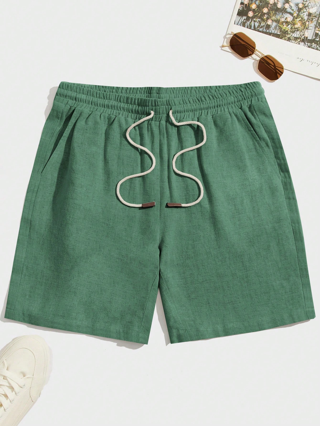 Men Linen Shorts