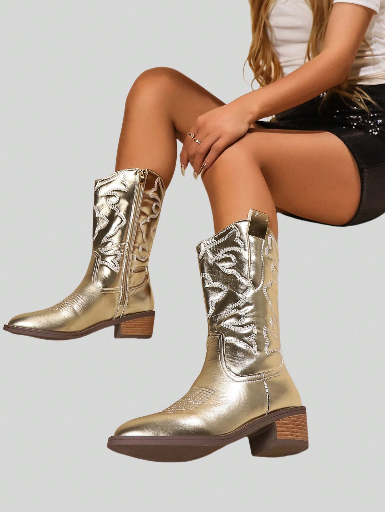 In Gold Women Fashion Boots