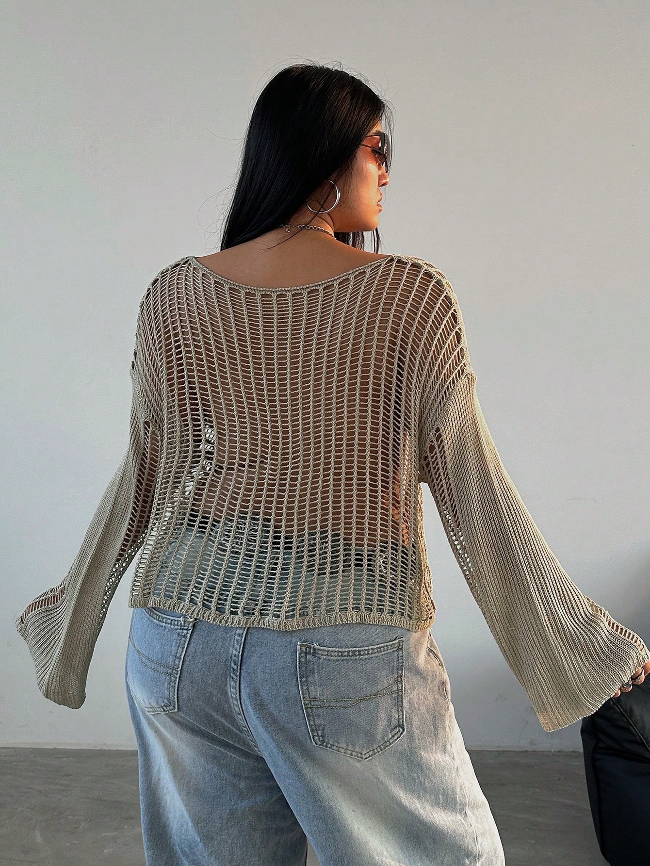 In Casual Plus Size Knit Tops