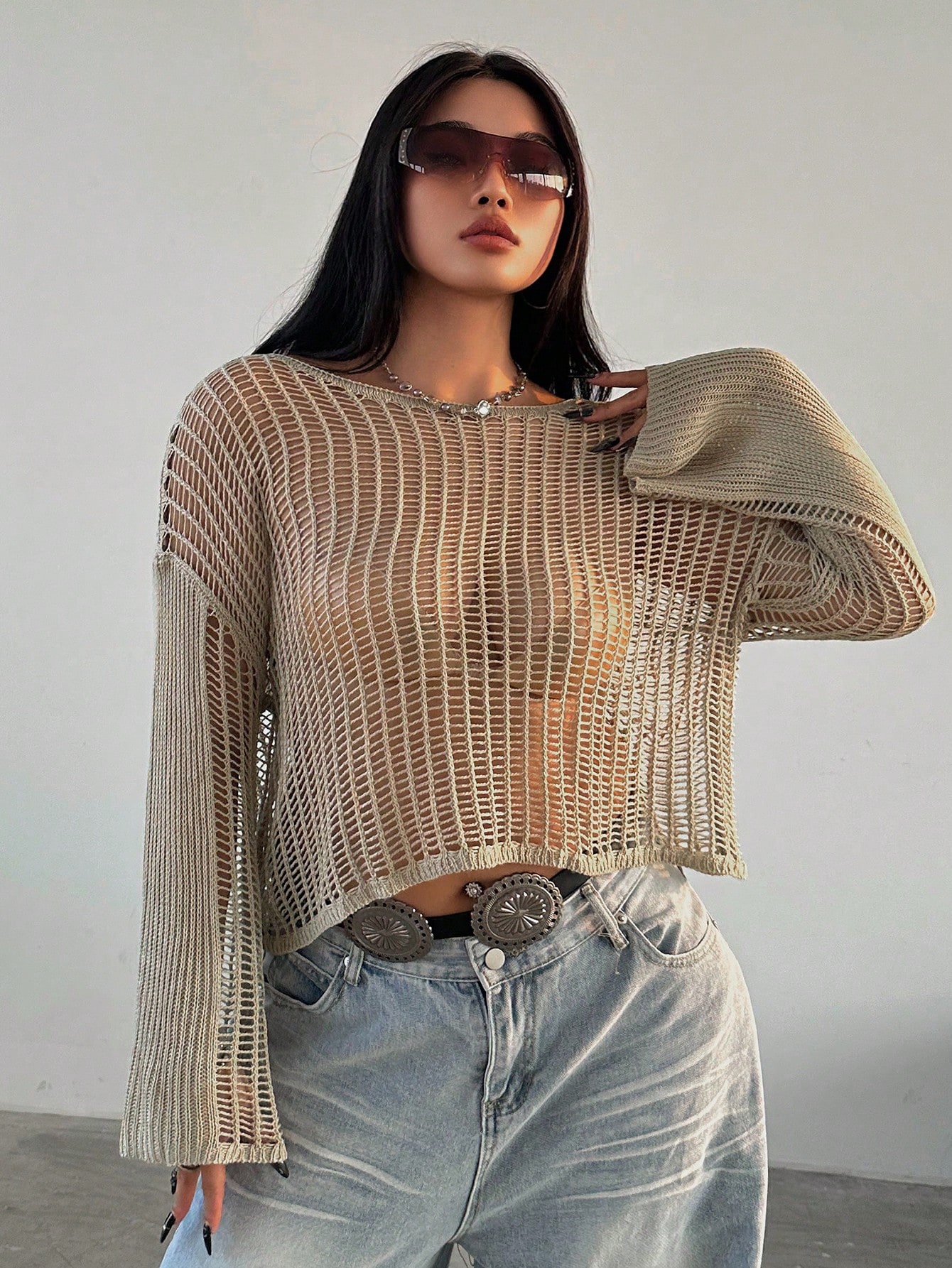 In Casual Plus Size Knit Tops