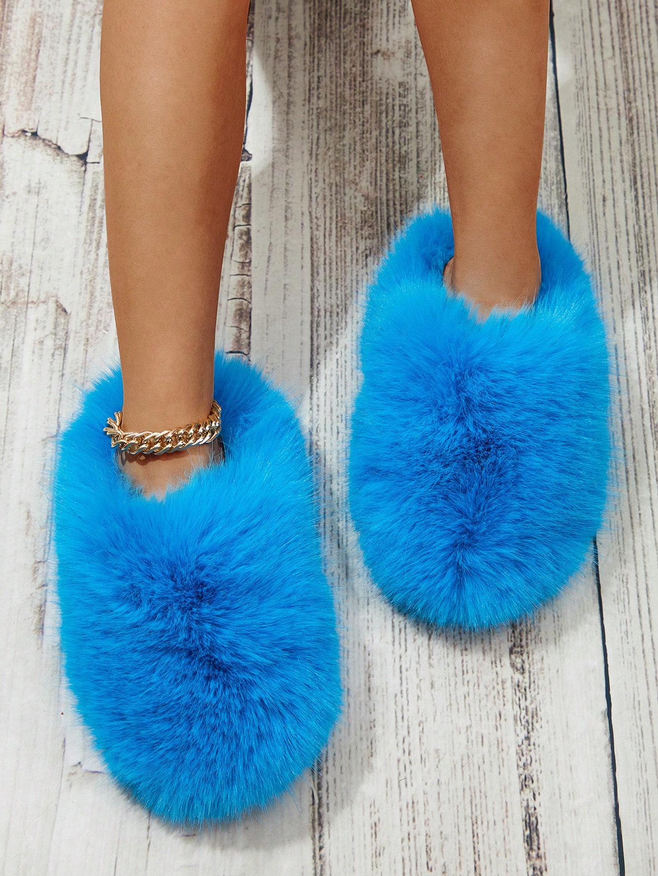 In Blue Women Slippers