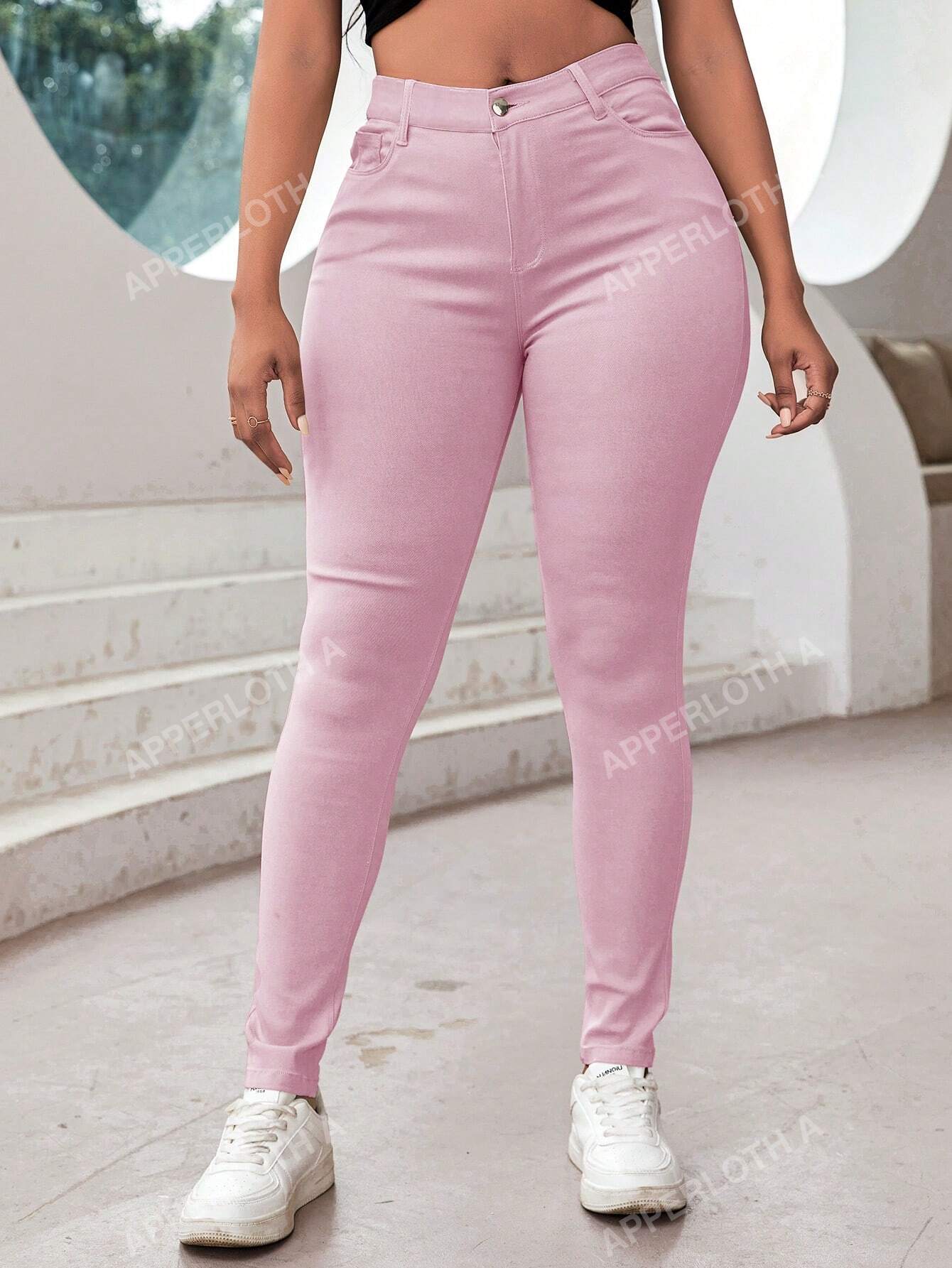 In Pink Women Bottoms