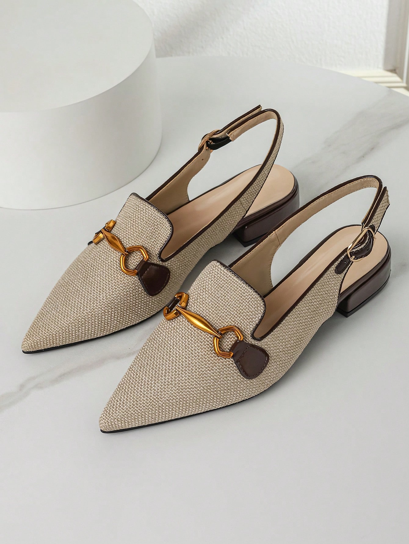 In Apricot Women Flats