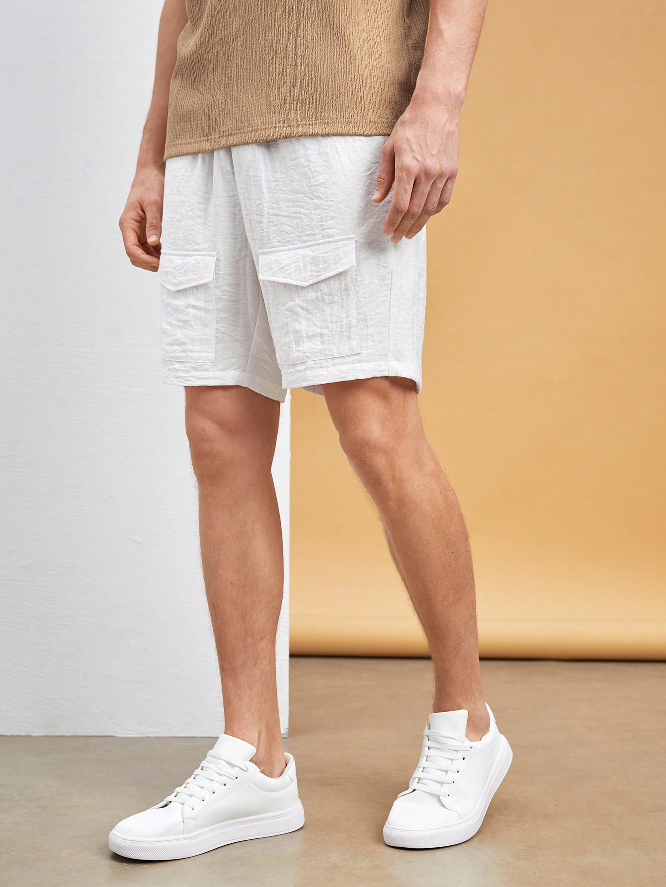 Men Linen Shorts