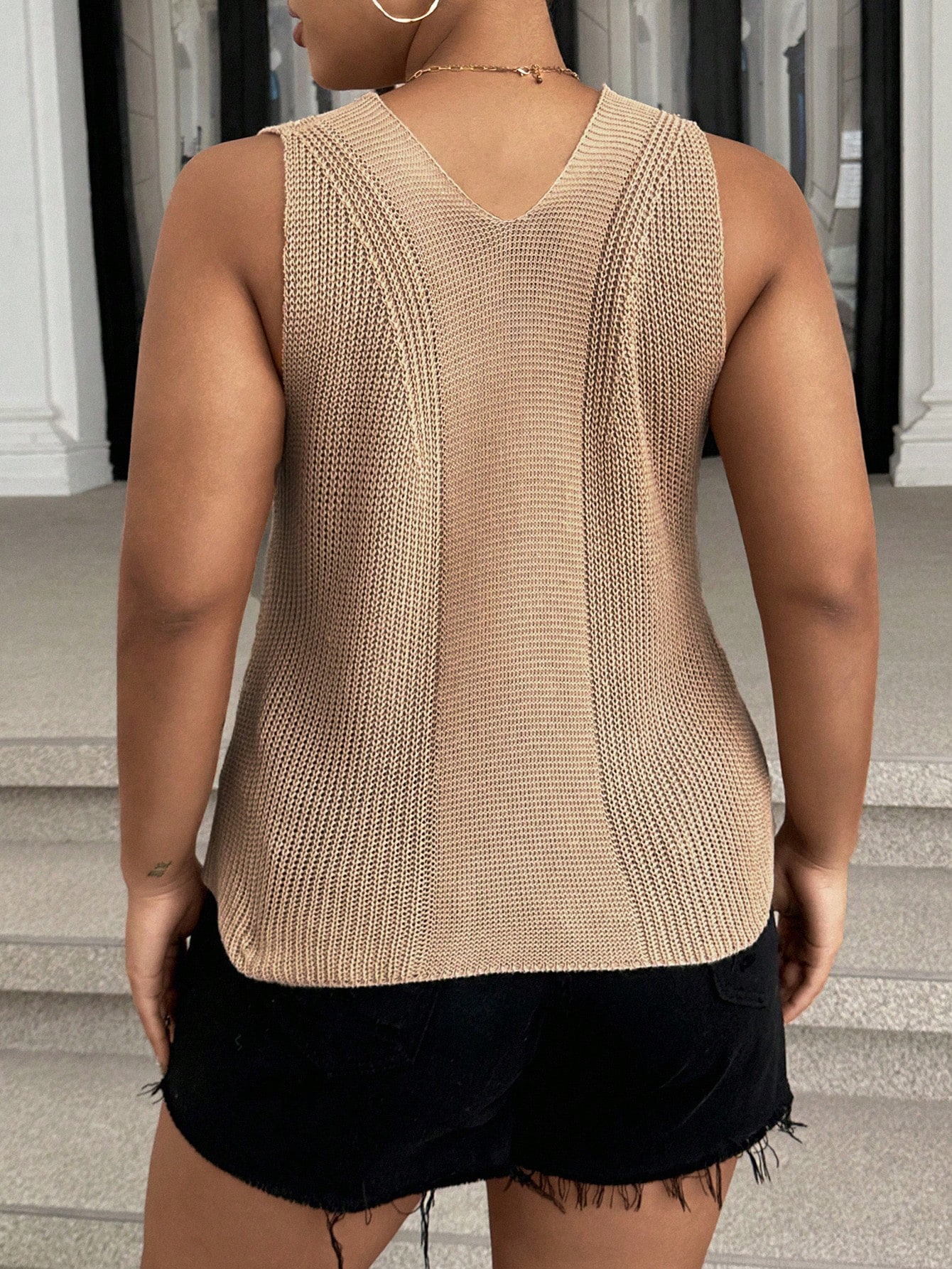 In Casual Plus Size Knit Tops