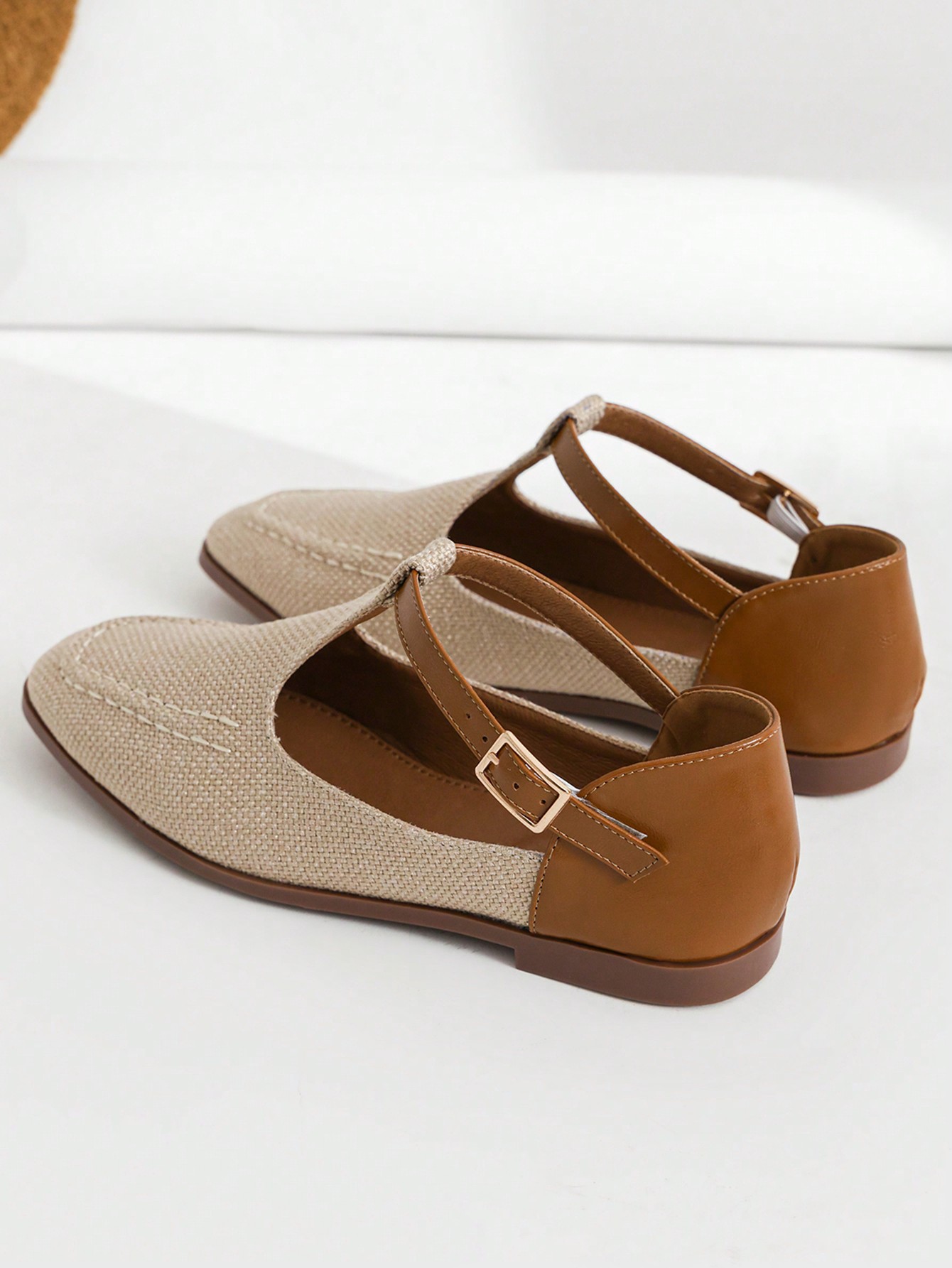 In Apricot Women Flats