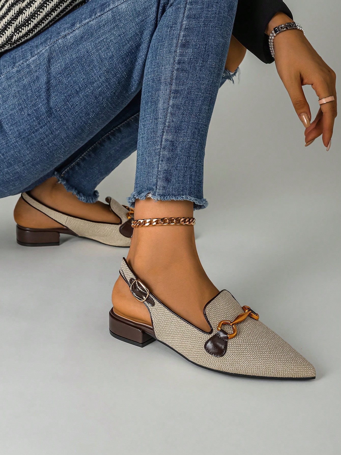 In Apricot Women Flats