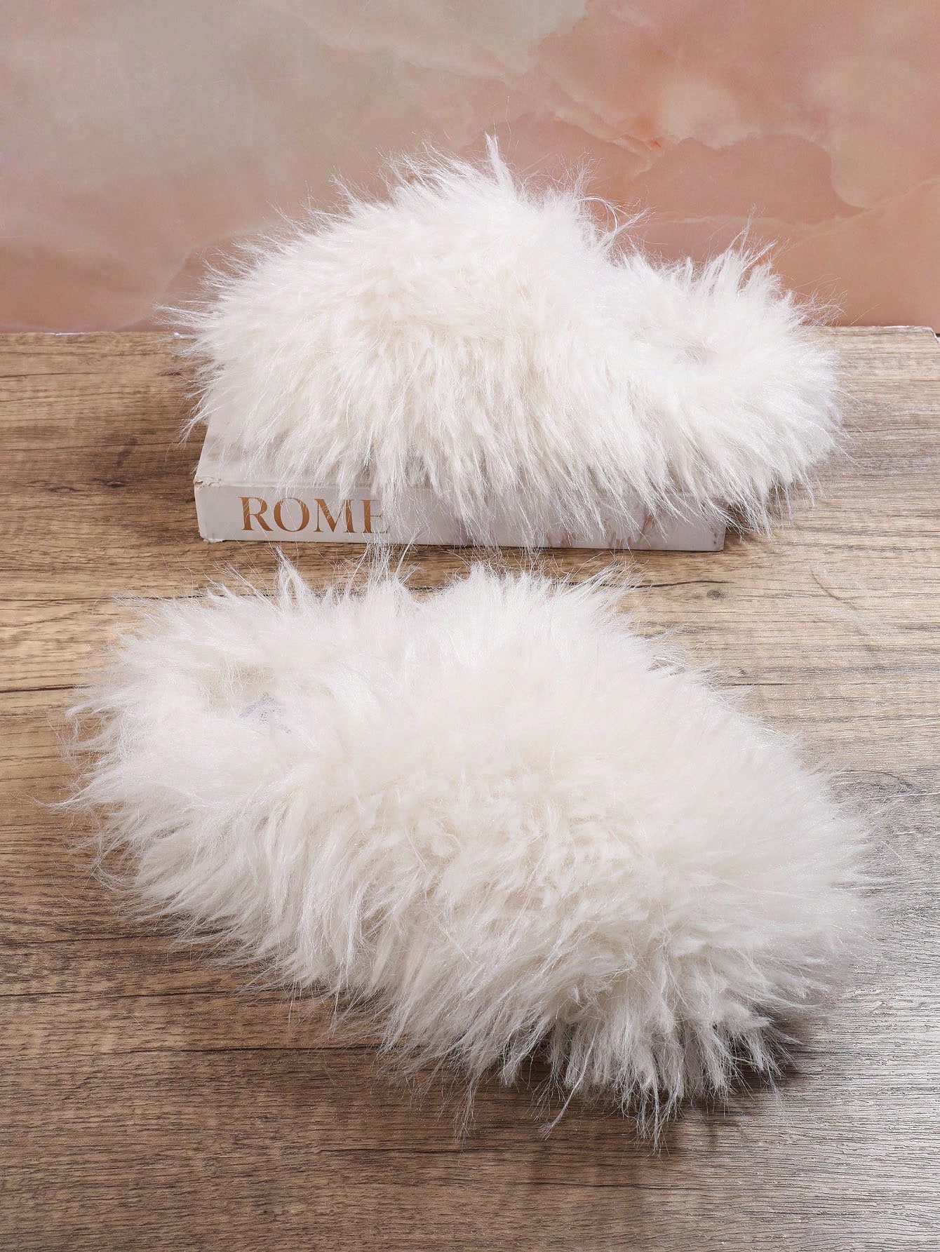 In Beige Women Home Slippers