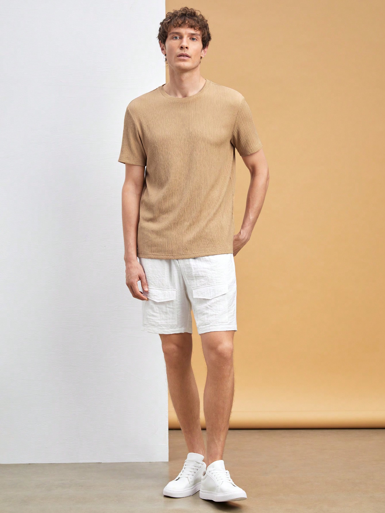 Men Linen Shorts