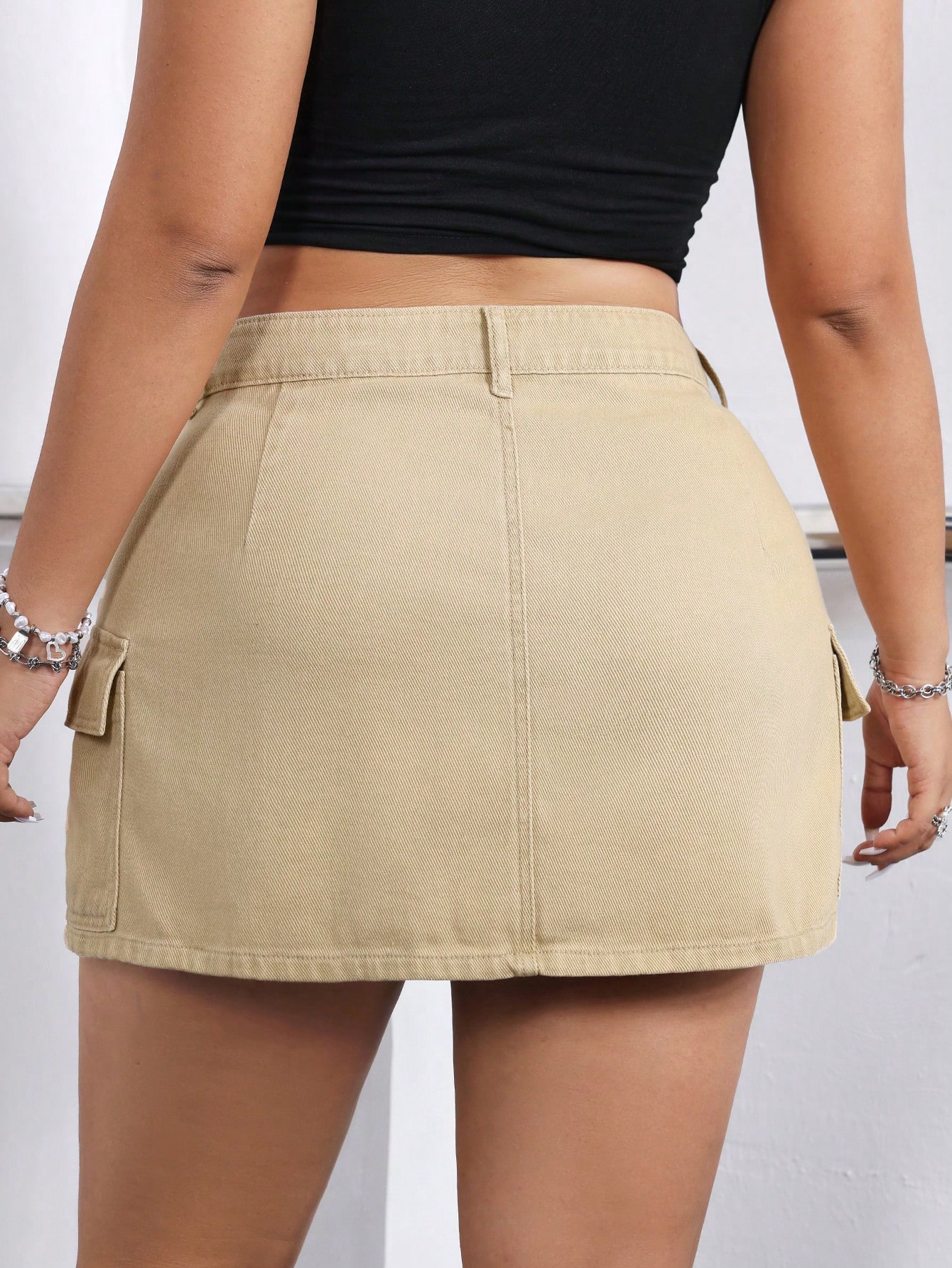 Plus Size Denim Skirts