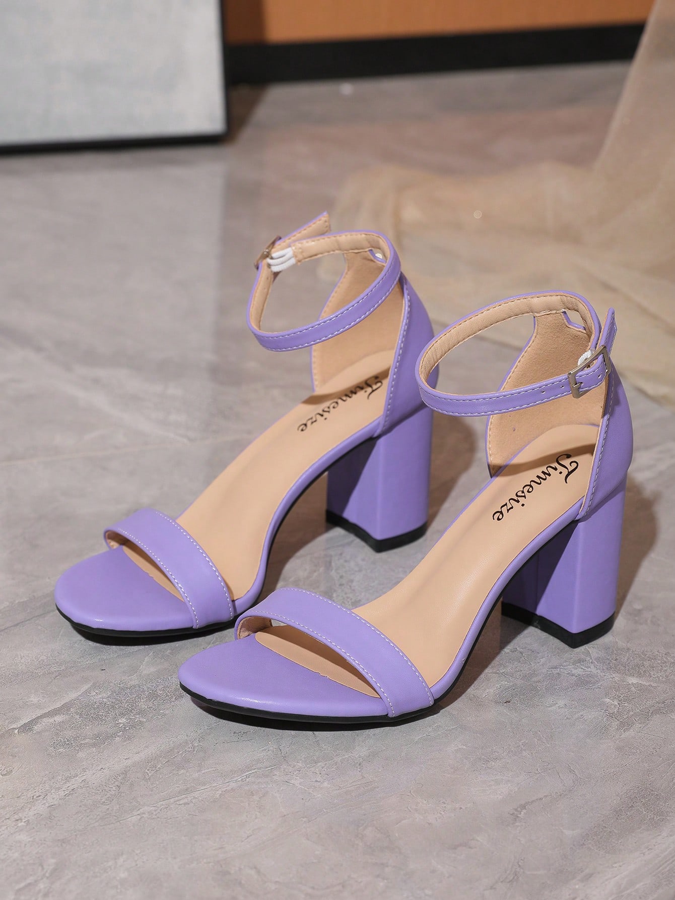 In Purple Women Heeled Sandals