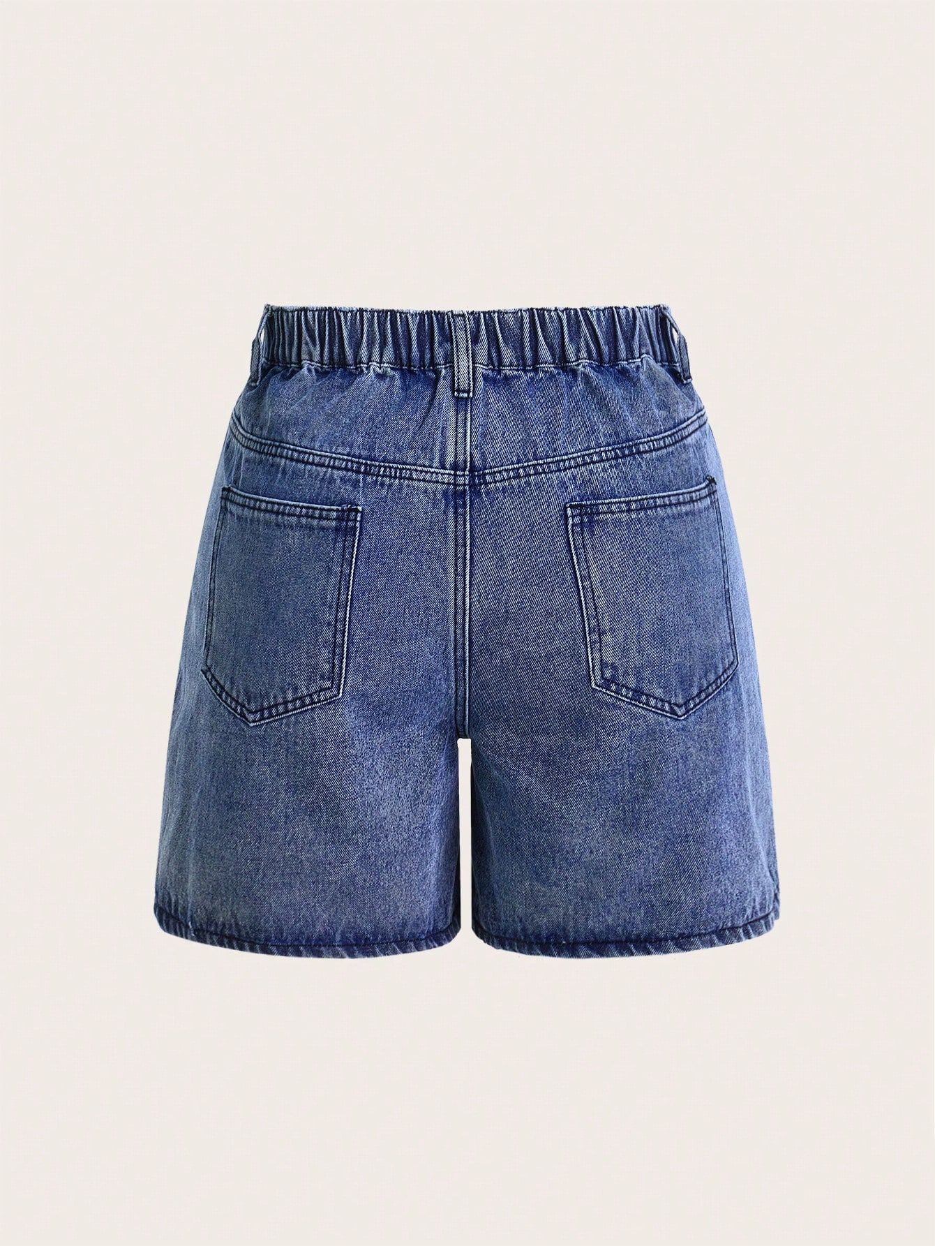 Plus Size Denim Shorts