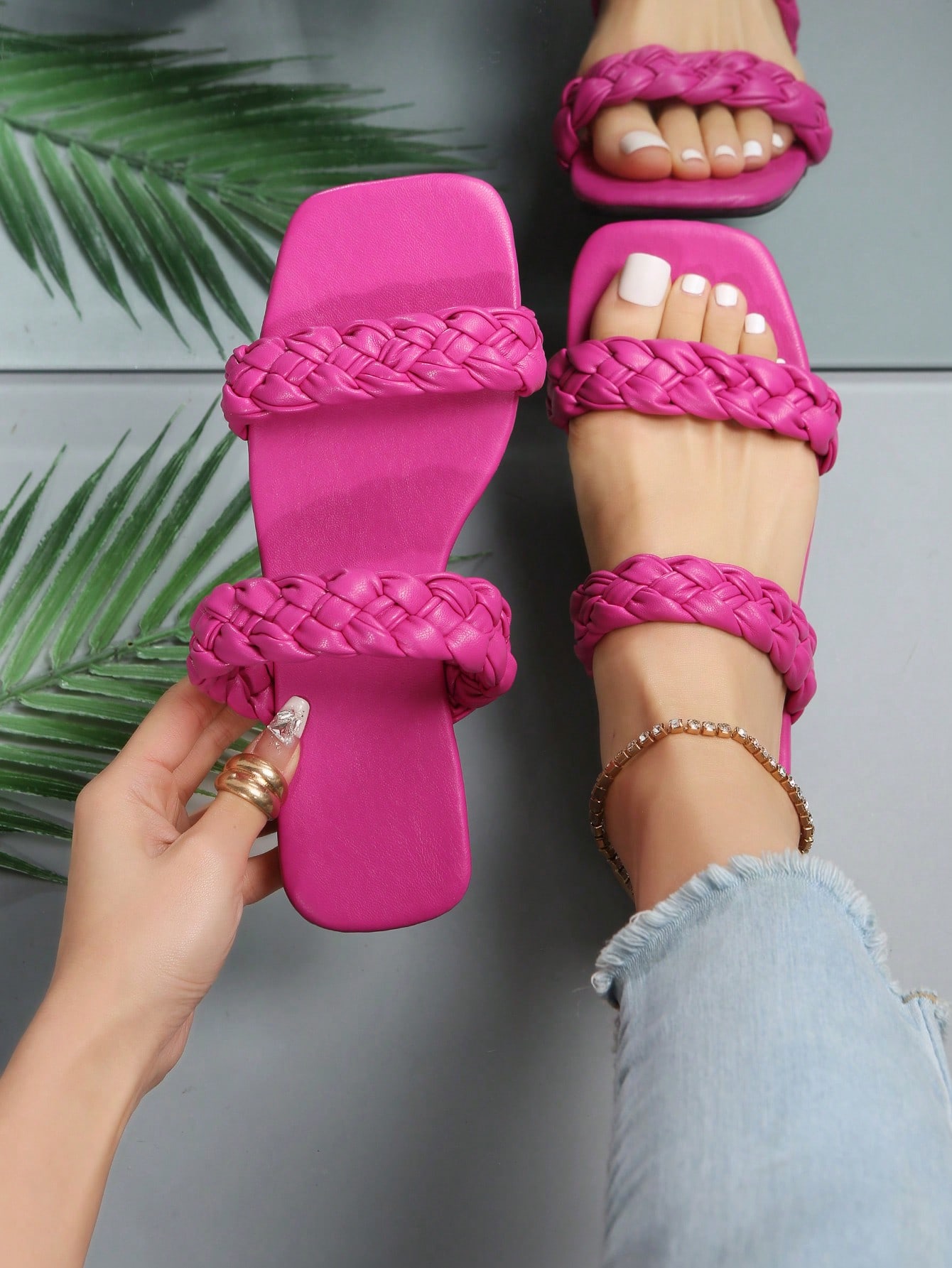 In Hot Pink Women Sandals