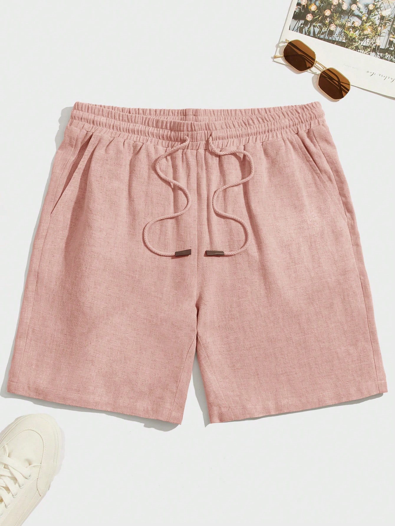 Men Linen Shorts