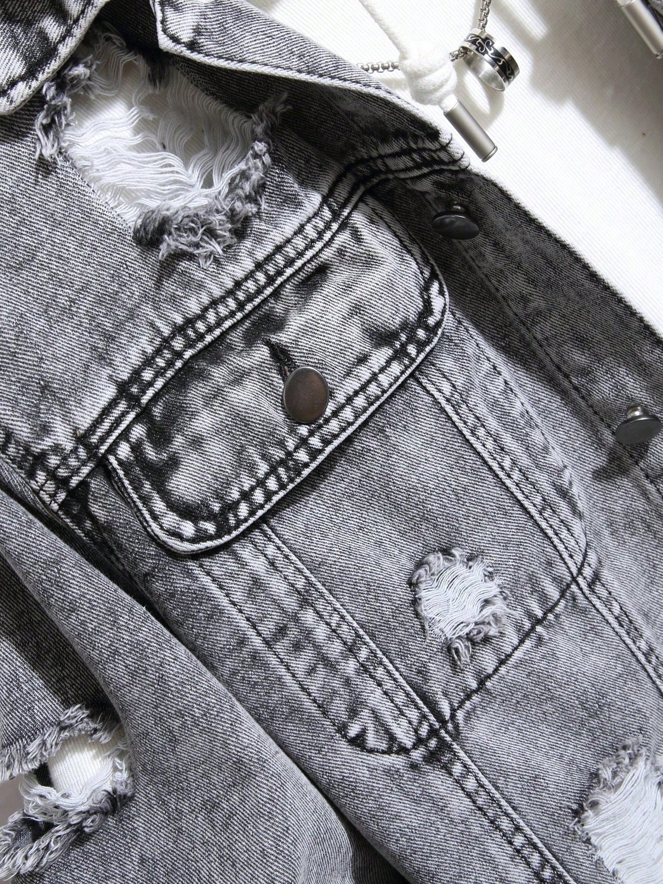 Men Plus Size Denim Jackets