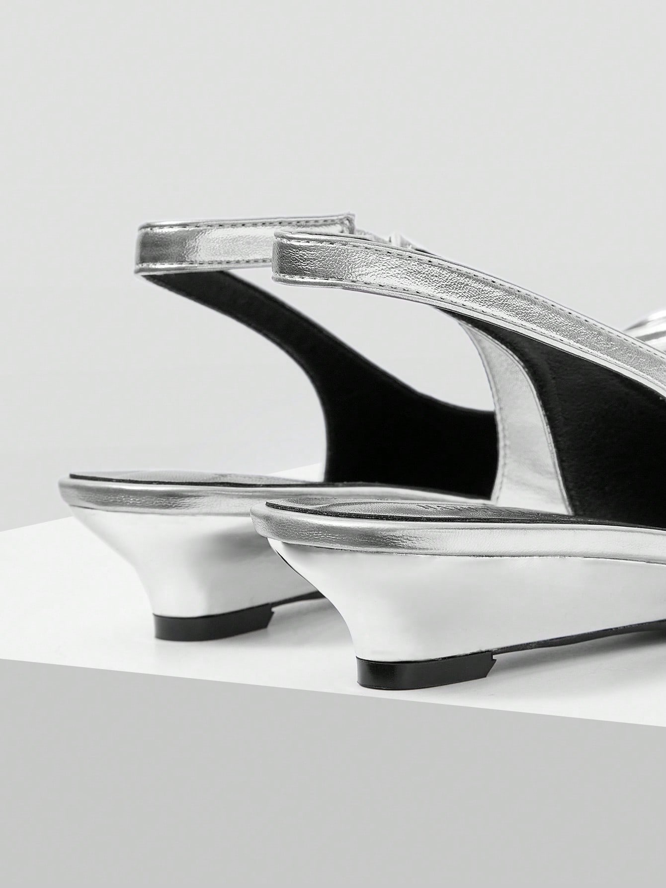 In Silver Women Wedges & Flatform