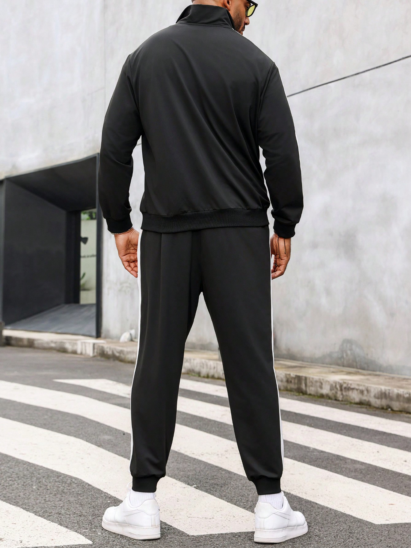 Men Plus Size Hoodie & Sweatshirt Co-ords