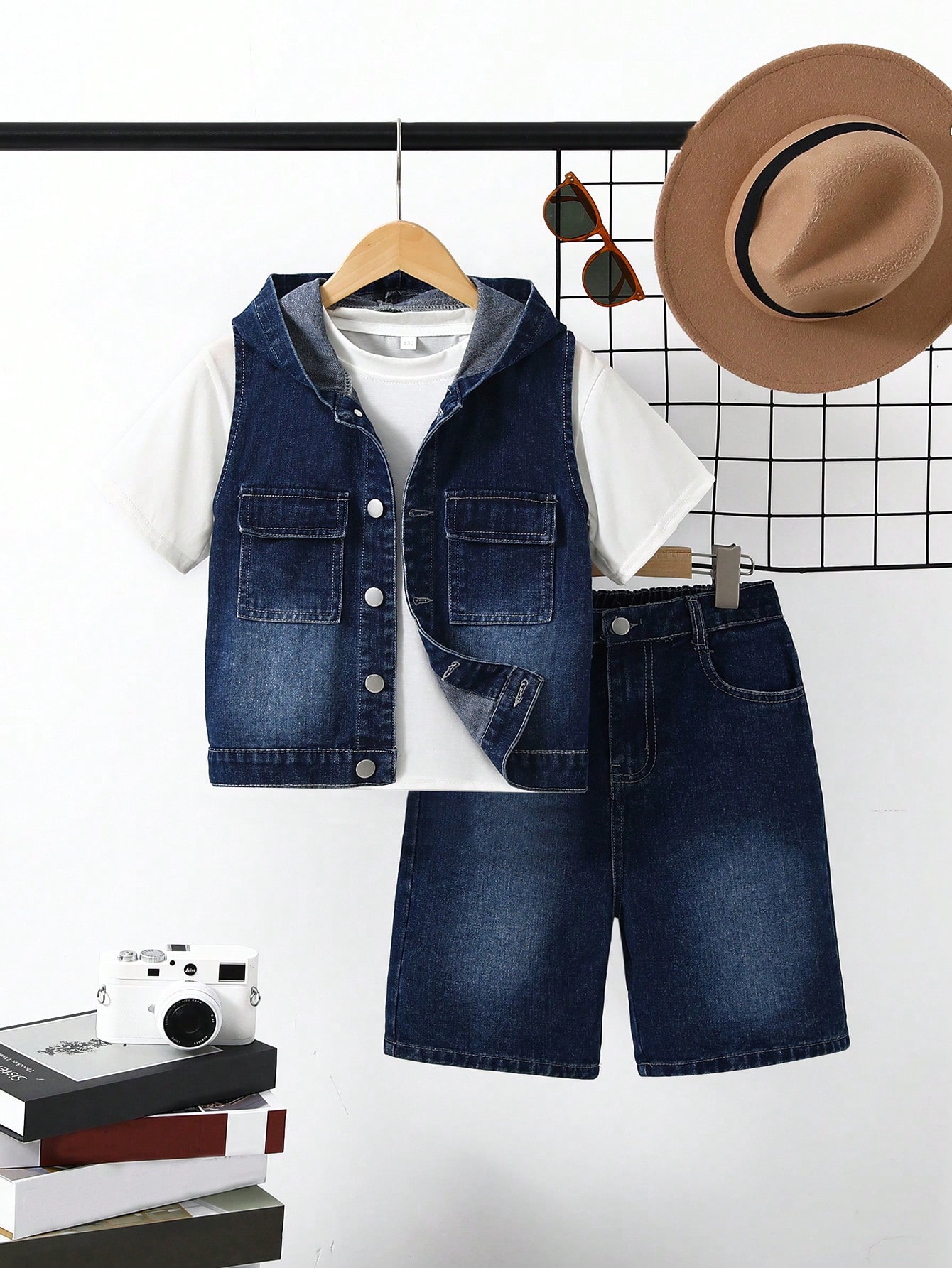 Tween Boys Denim Two-piece Outfits