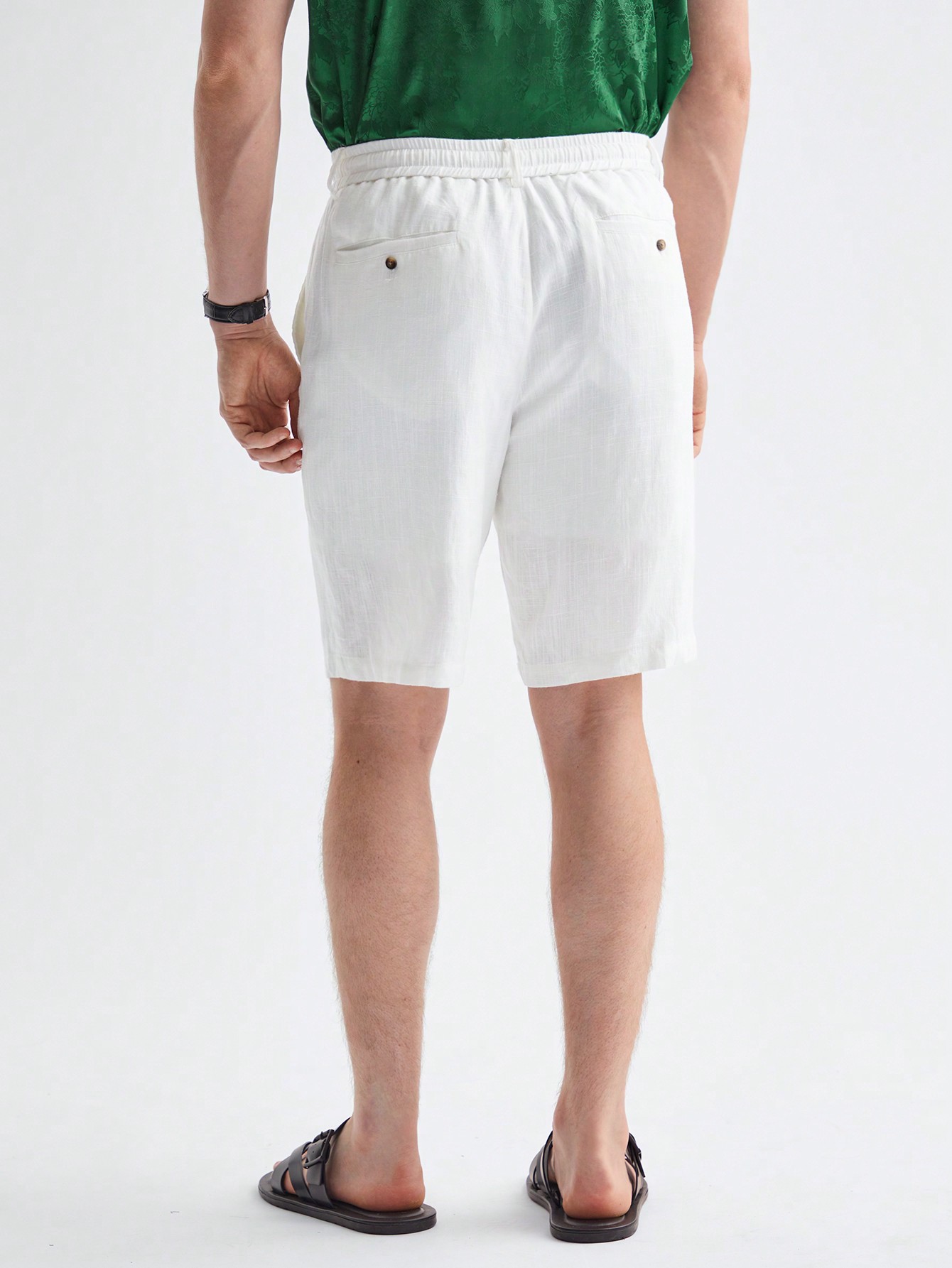 Men Linen Shorts