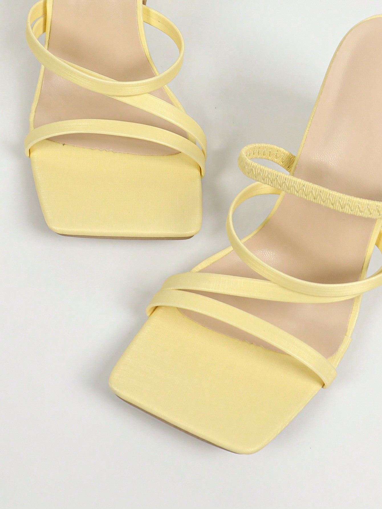 In Yellow Women Heeled Sandals