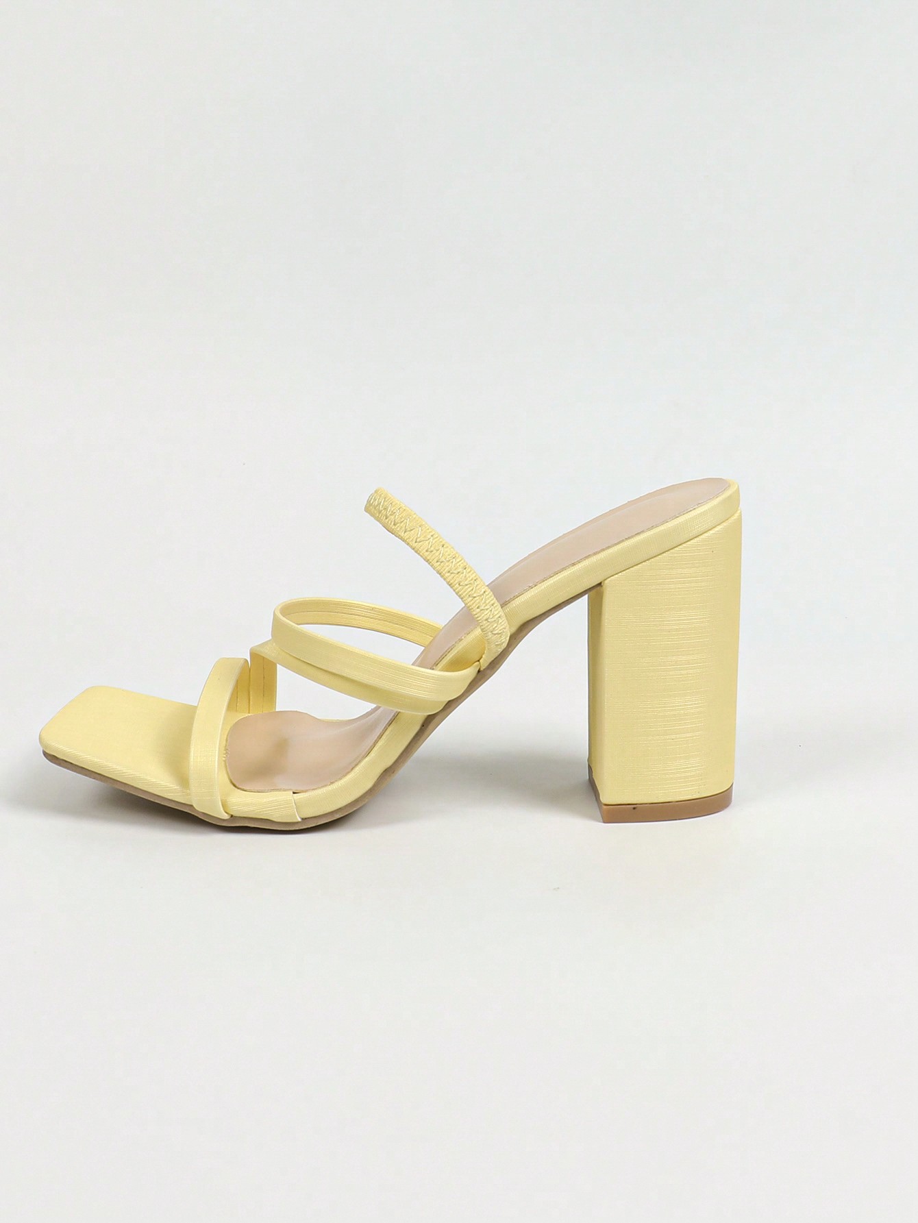 In Yellow Women Heeled Sandals