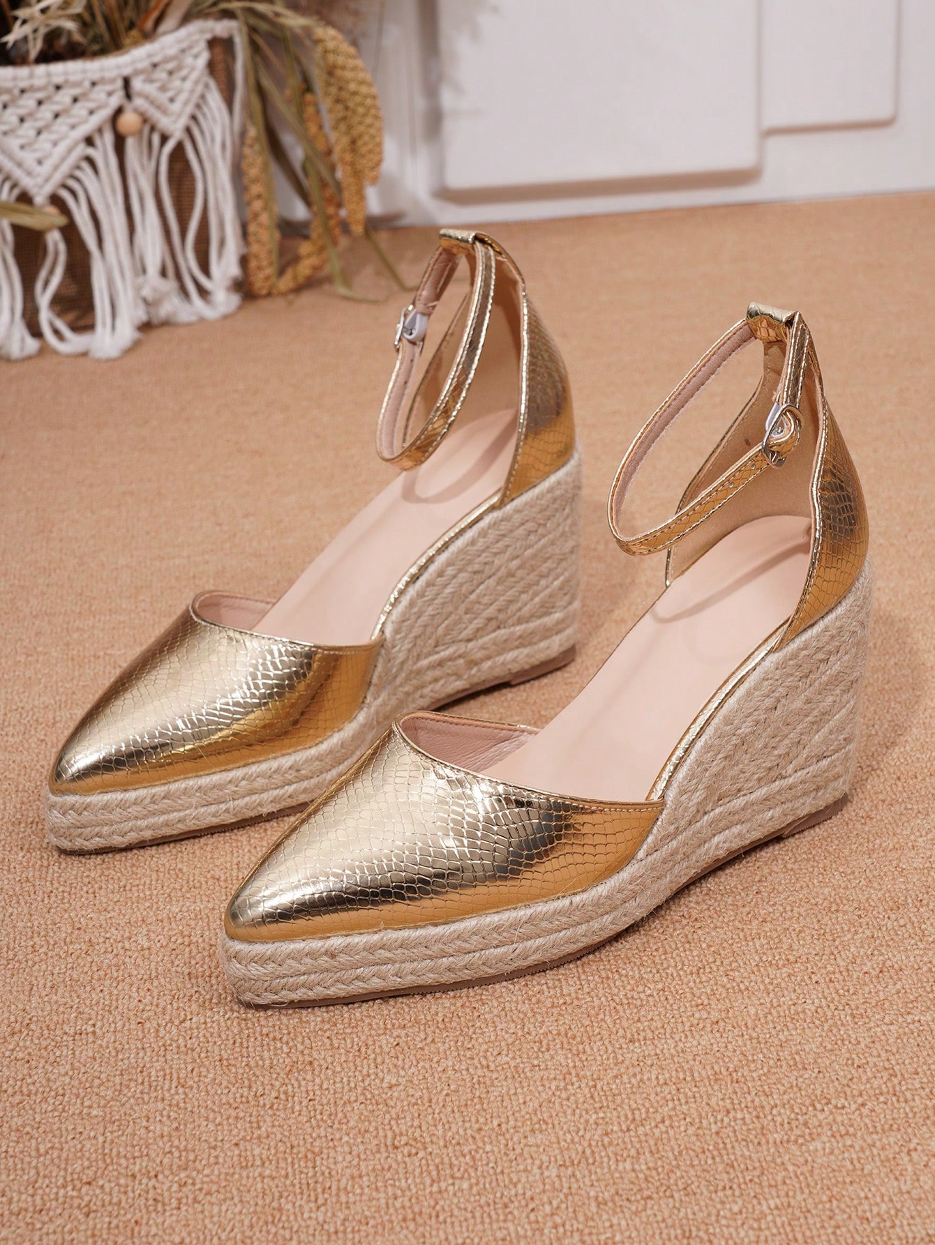 In Gold Women Wedges & Flatform