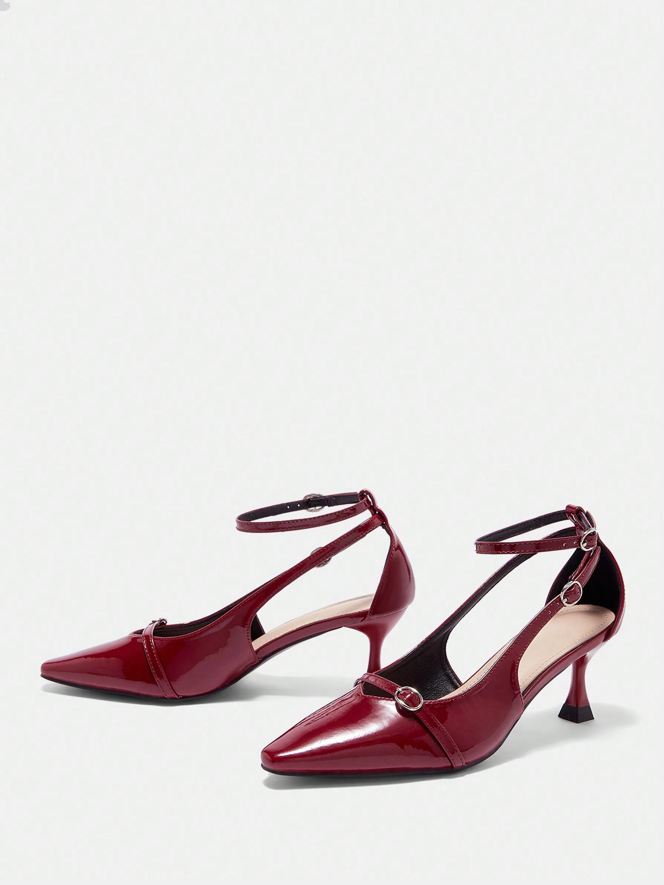 In Burgundy Women Pumps