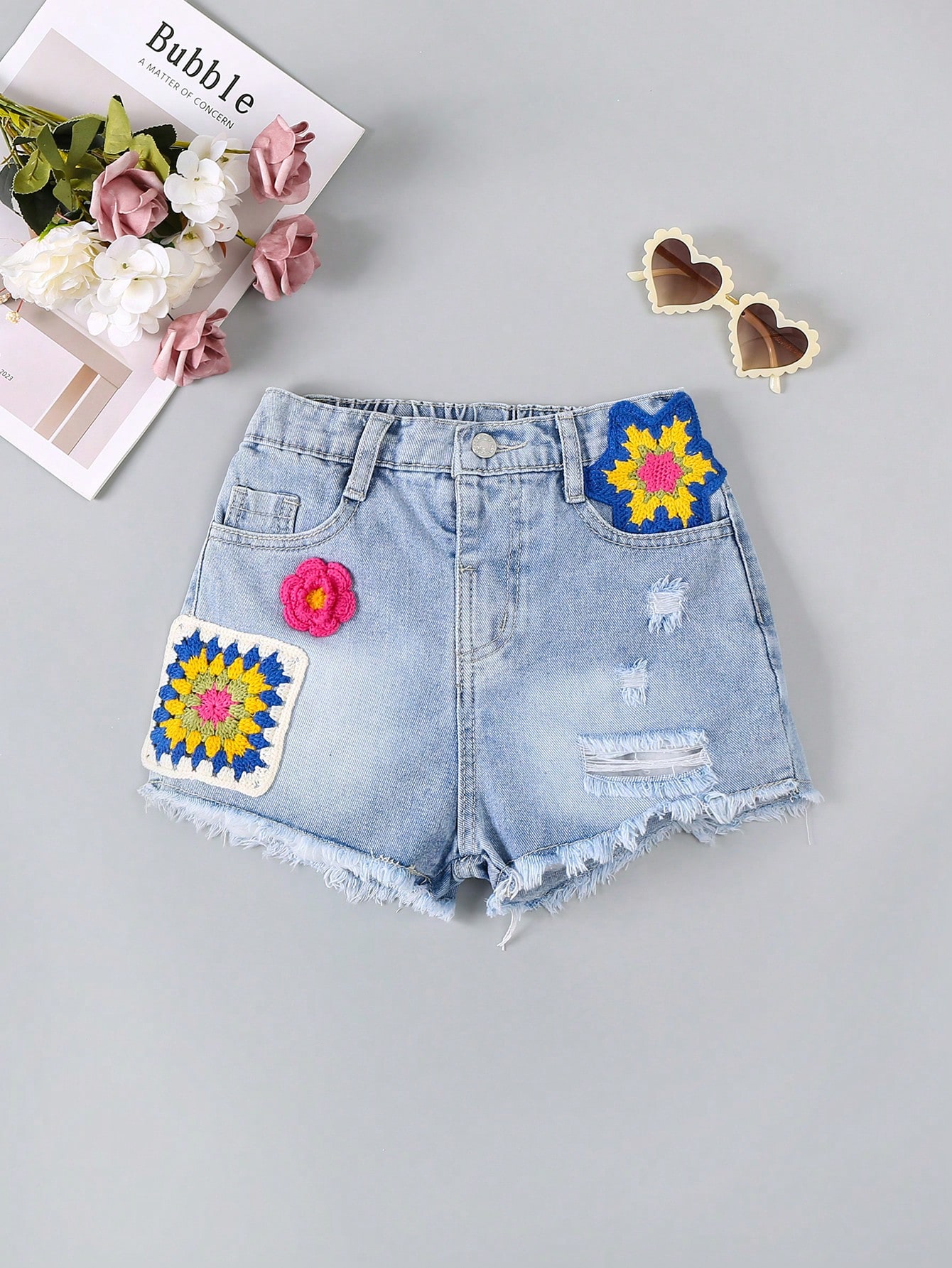 Tween Girls Denim Shorts