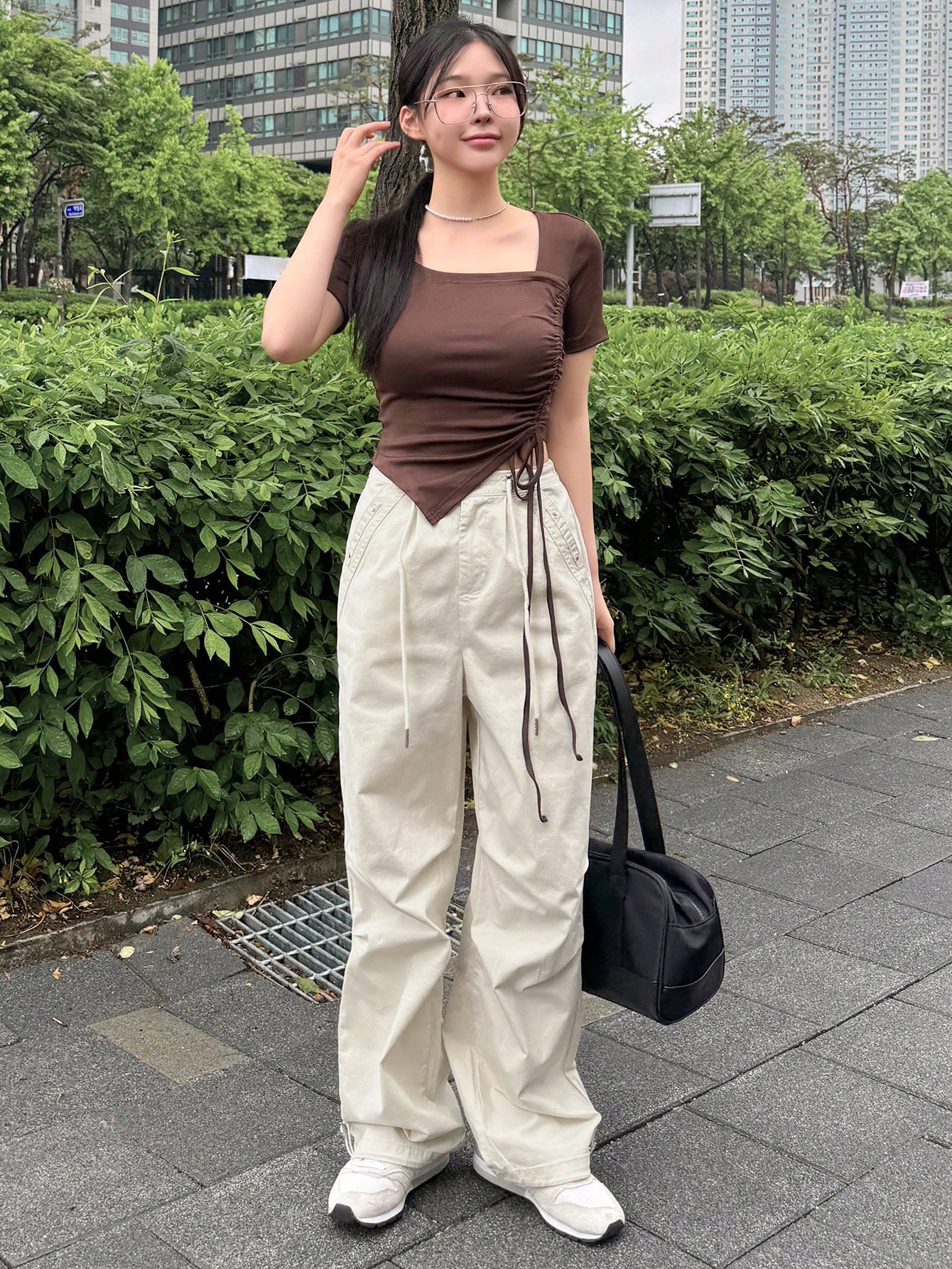 In Beige Women Pants