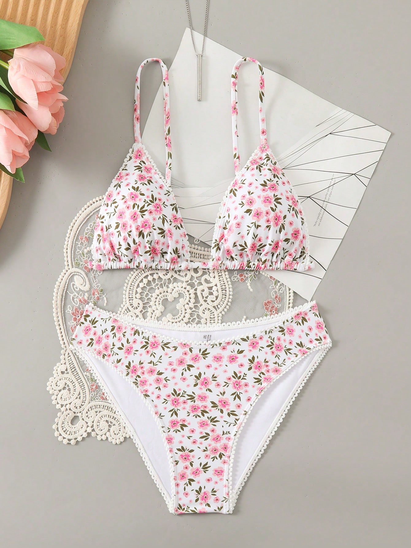 In Pink Women Bikini Sets