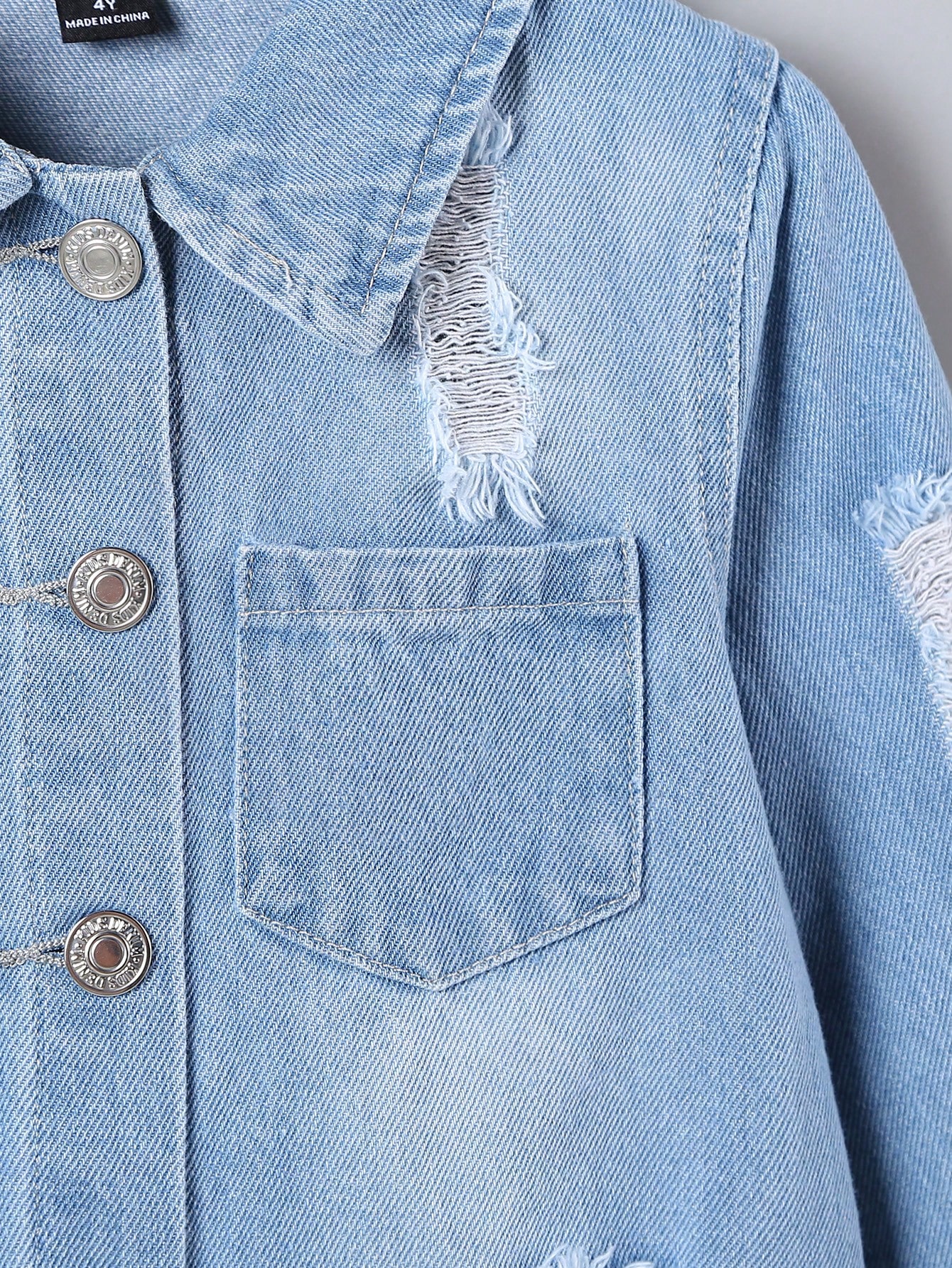 Young Girls Denim Jackets & Coats