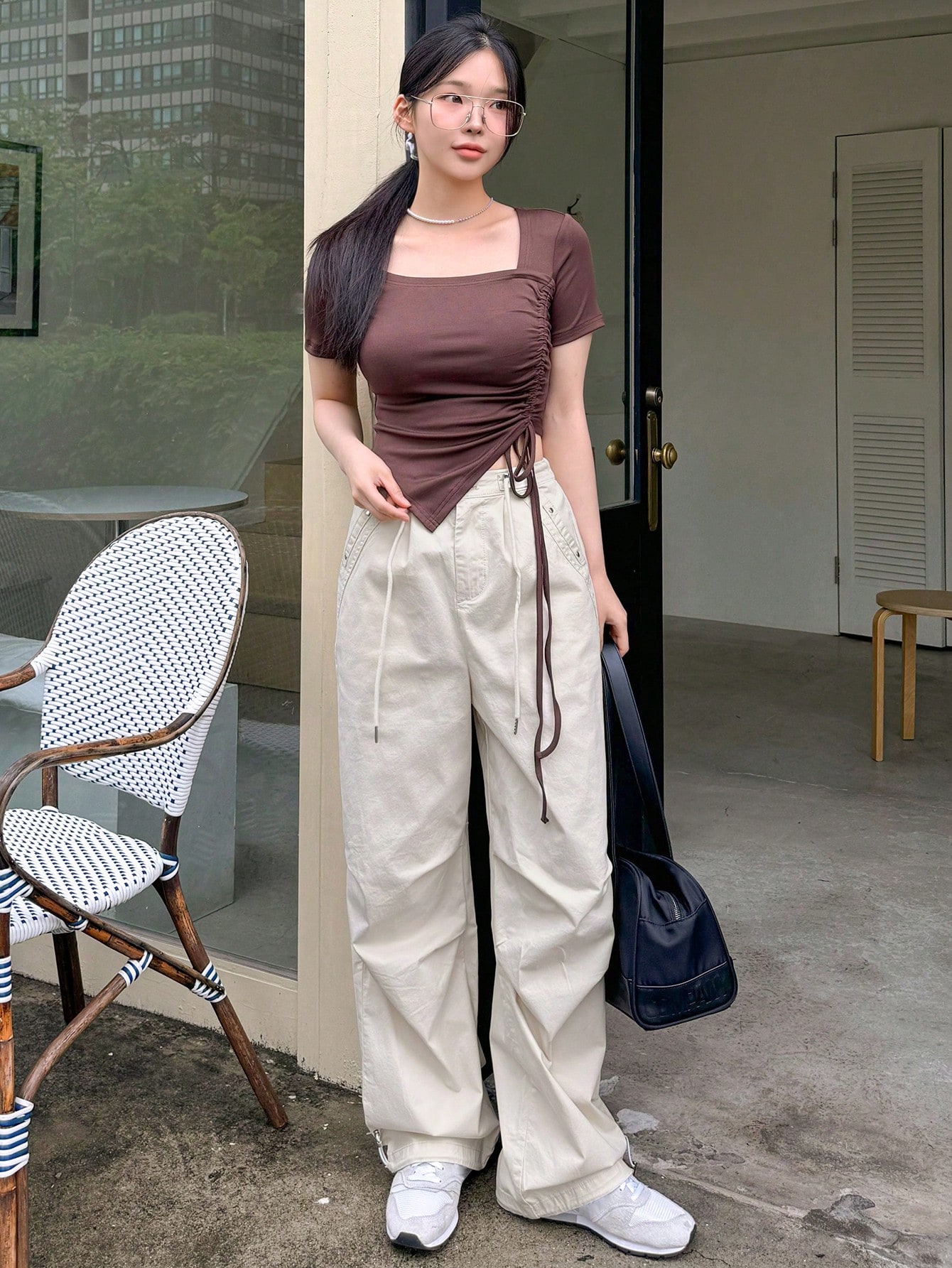 In Beige Women Pants