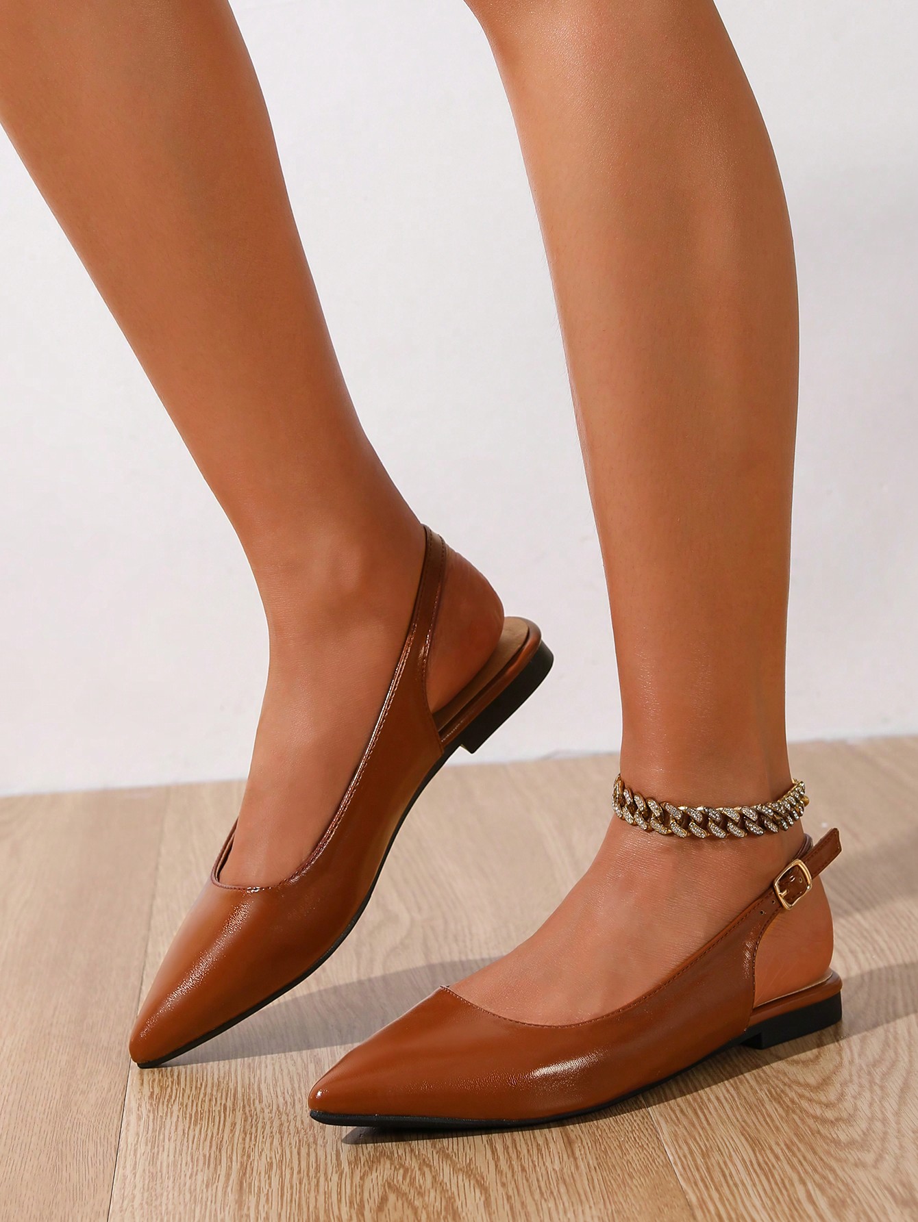 In Brown Women Flats