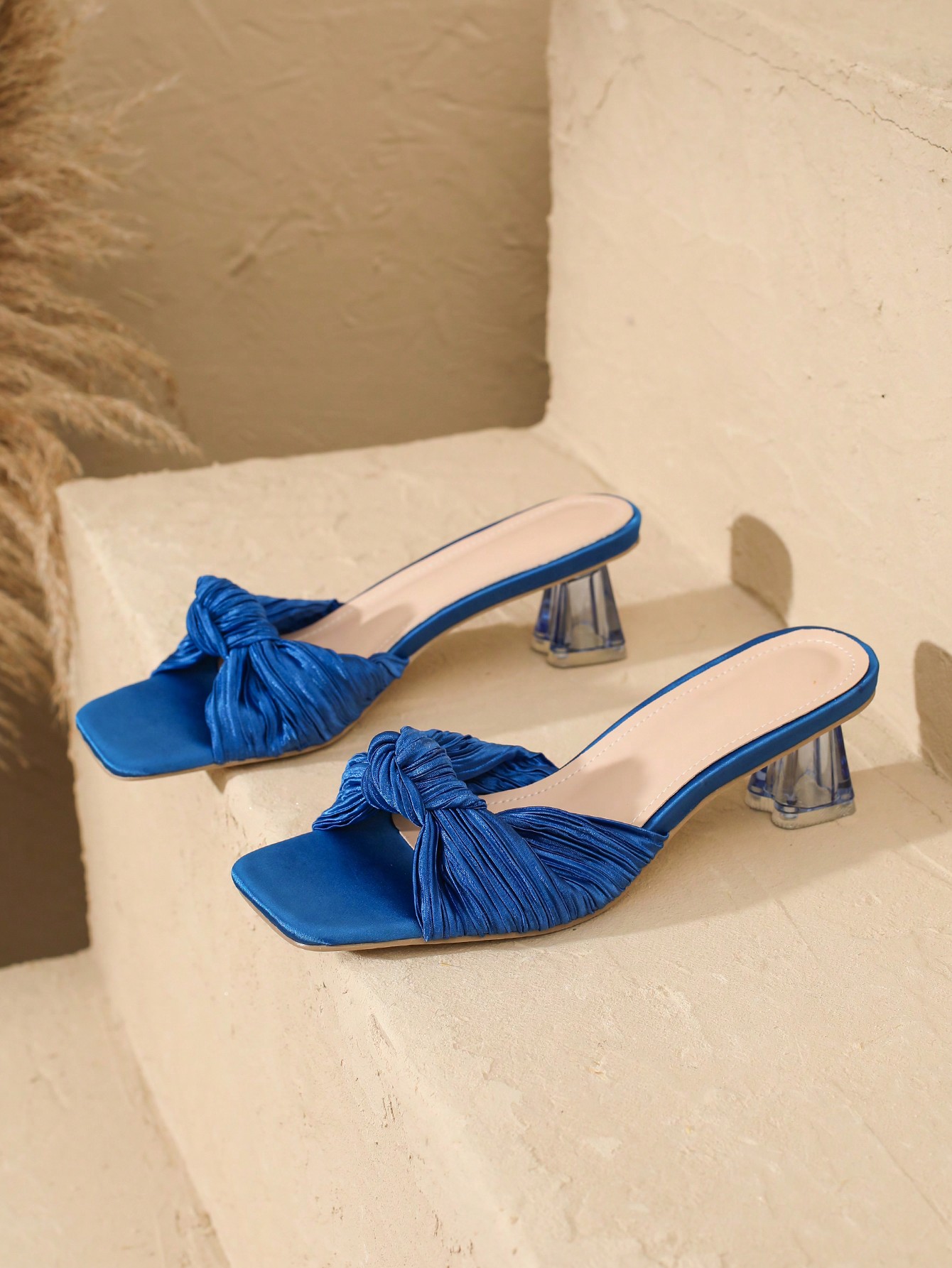 In Blue Women Heeled Sandals