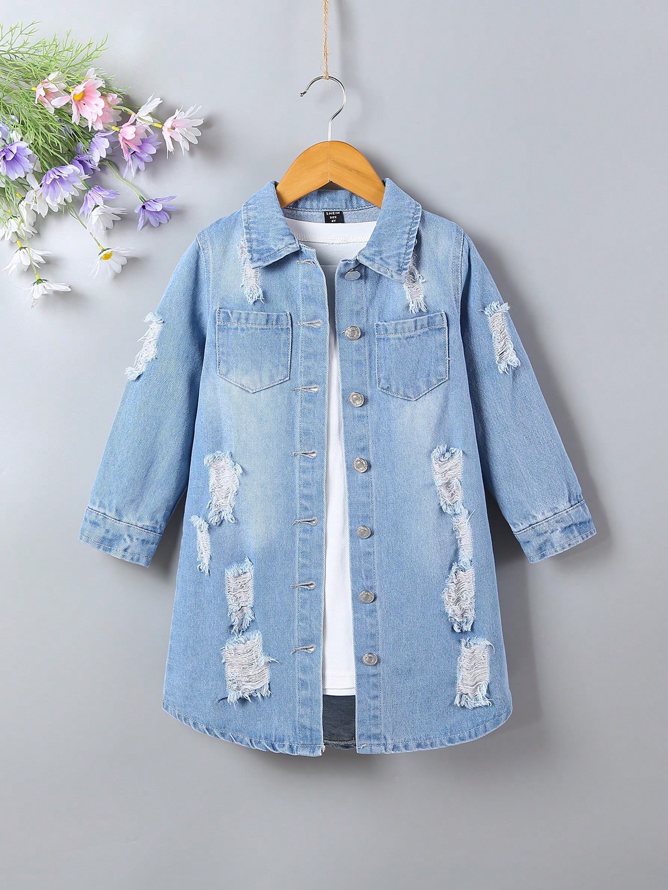 Young Girls Denim Jackets & Coats