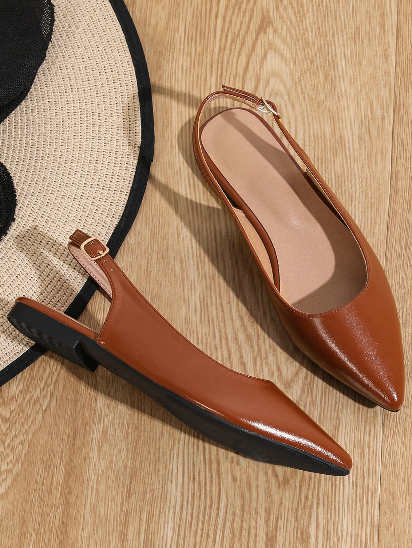 In Brown Women Flats