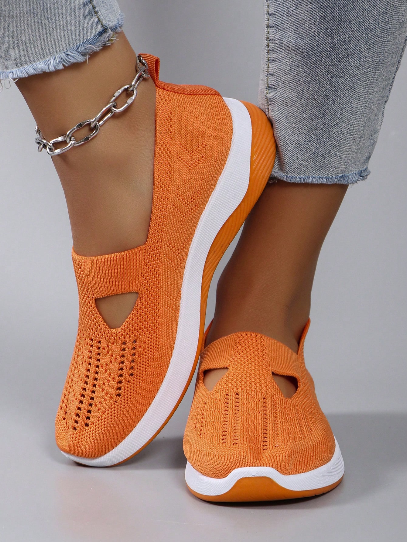 In Orange Women Shoes