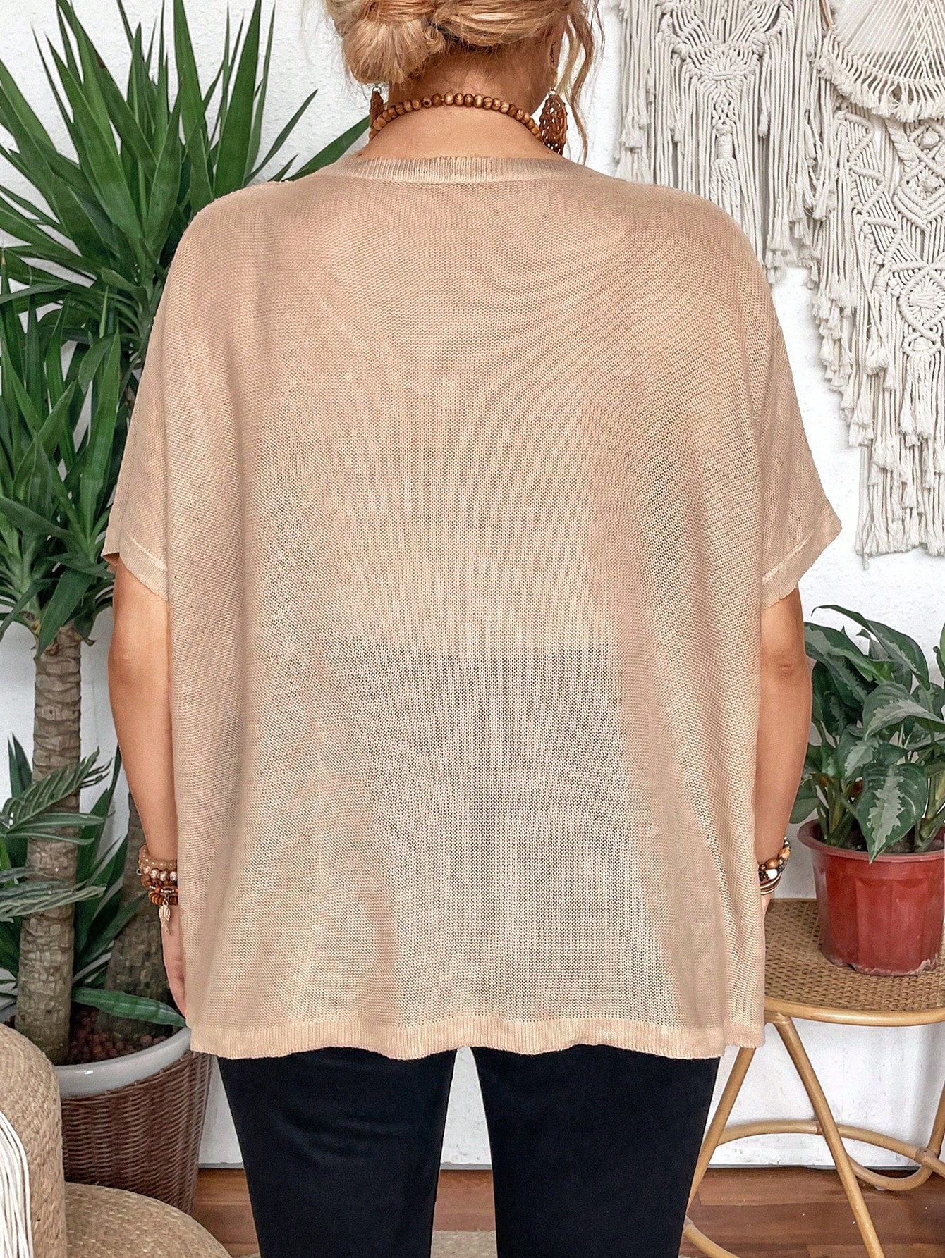 In Casual Plus Size Knit Tops